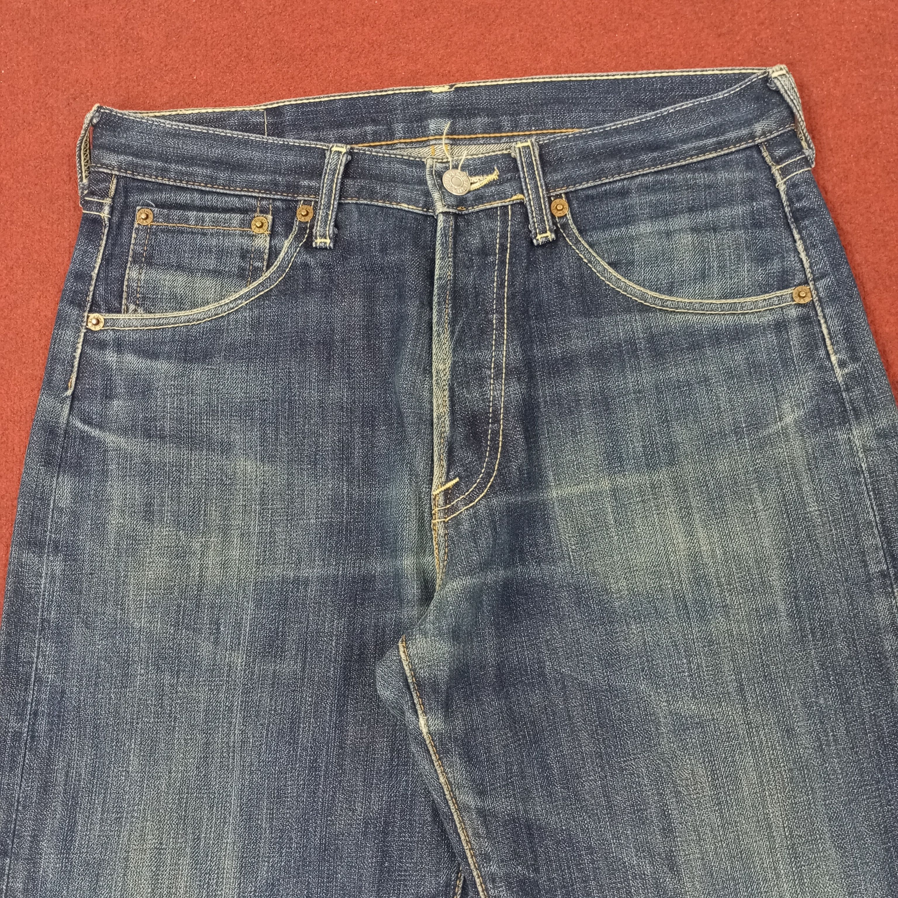 Evisu Evisu Japanese Brand Streetwear Custom Daicock Jeans c252n13 Size US 31 - 5 Thumbnail