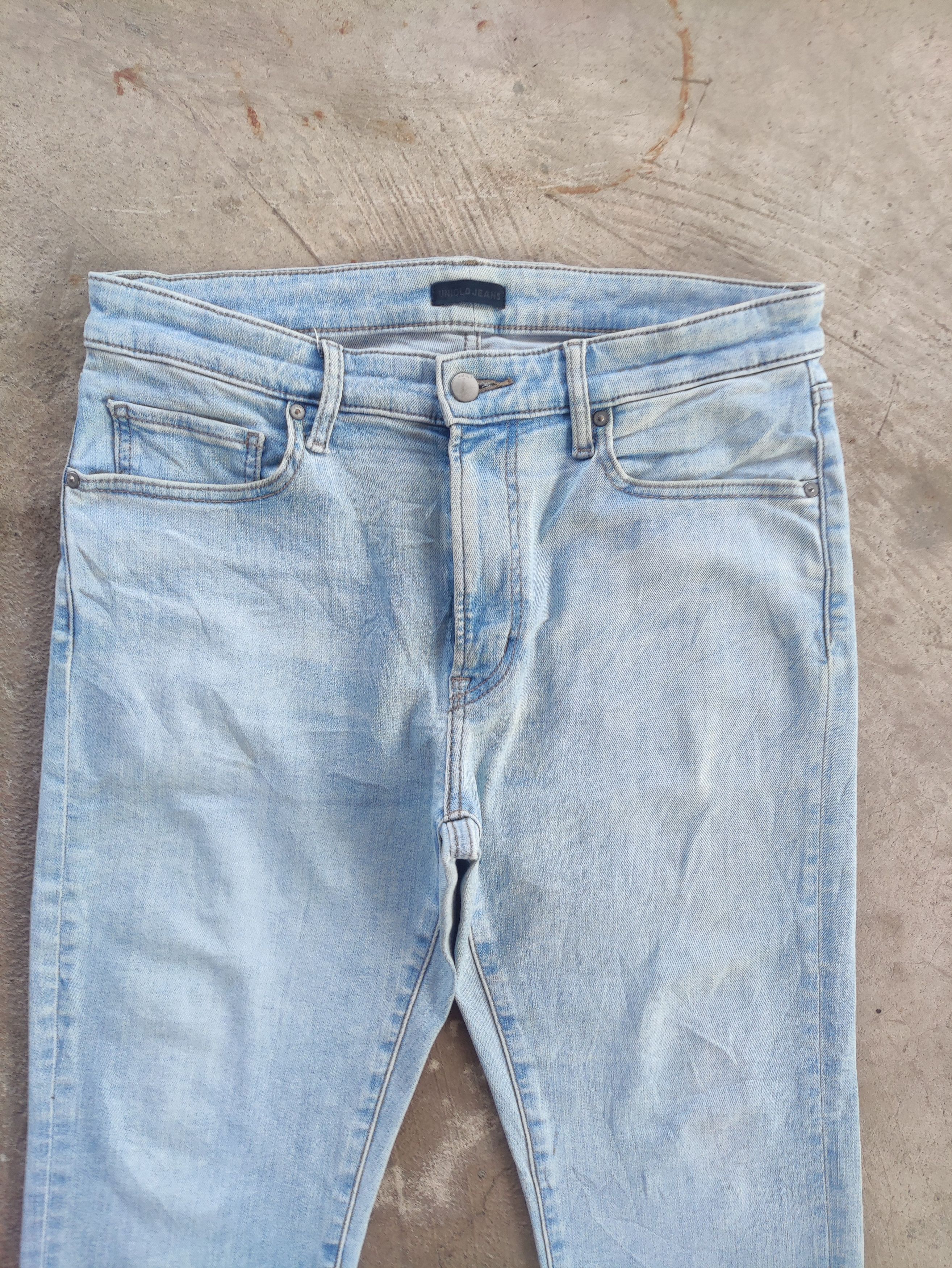 Japanese Brand Vintage Japanese Jean Distressed Faded Denim Pants Size US 33 - 3 Thumbnail