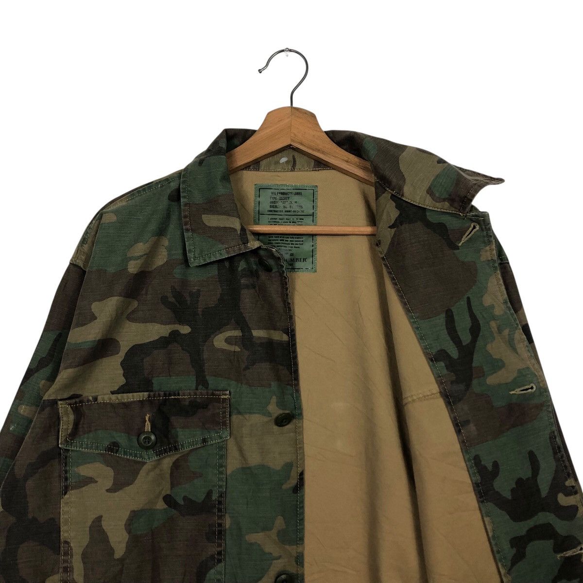 Japanese Brand 📌Vintage Chore Jacket Camouflage Back Number Issey Miyake Size US L / EU 52-54 / 3 - 13 Thumbnail