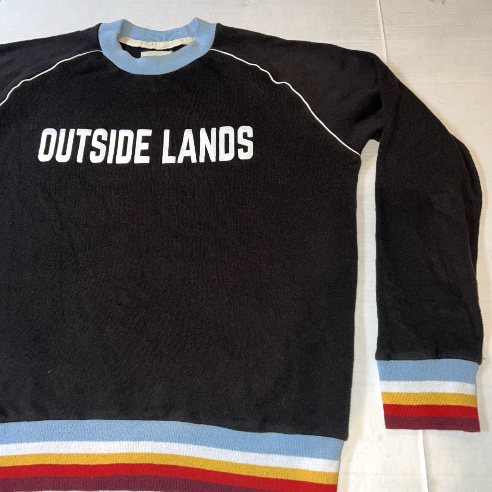 Vintage VINTAGE Camp Collection Sweatshirt Mens S Black Rainbow Cuffs Concert Outside Lands 90s Theme Pullover Logo All Seasons Size US S / EU 44-46 / 1 - 3 Thumbnail
