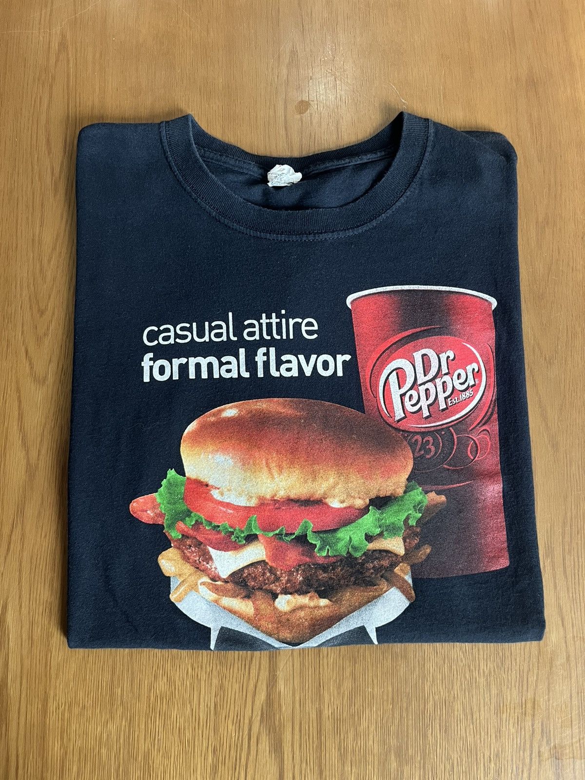 Junk Food McDonald’s & Dr Pepper Bacon Clubhouse promo 00’s Tshirt Size US XL / EU 56 / 4 - 1 Thumbnail