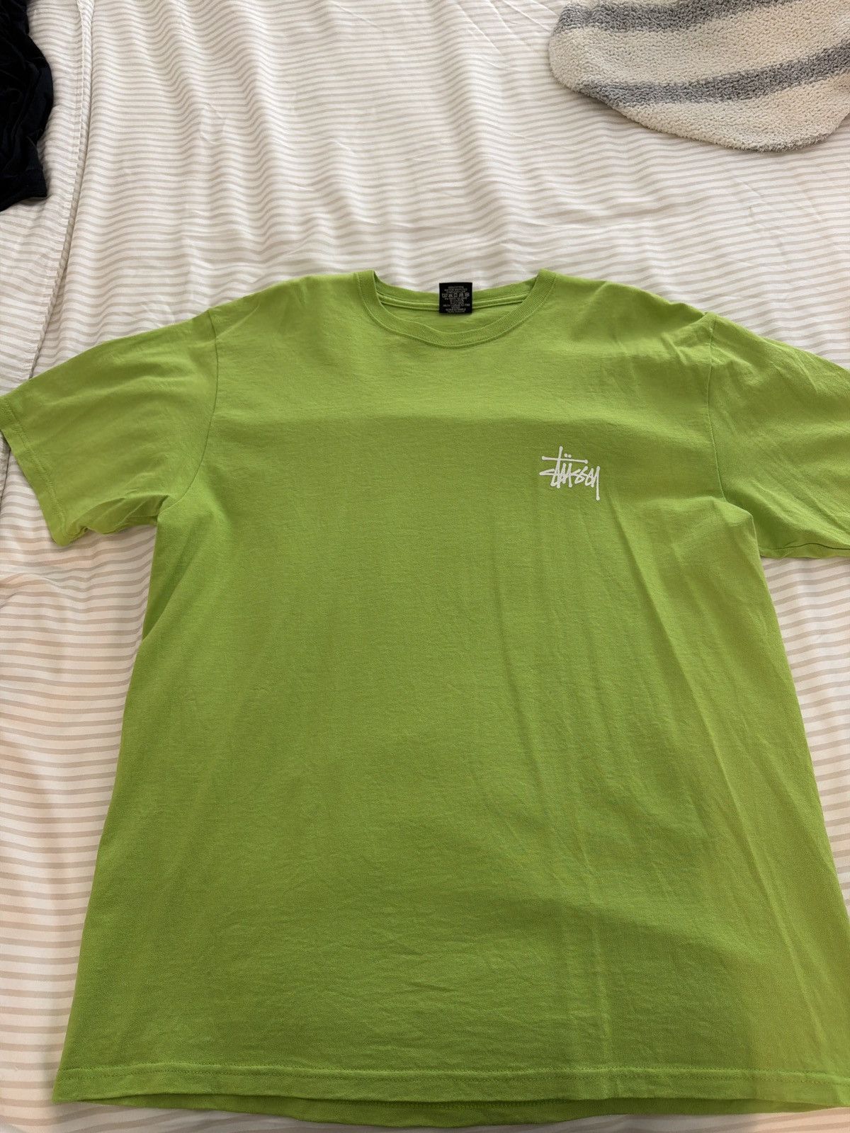 Stussy Green Stussy Basic Logo T Size US L / EU 52-54 / 3 - 1 Thumbnail