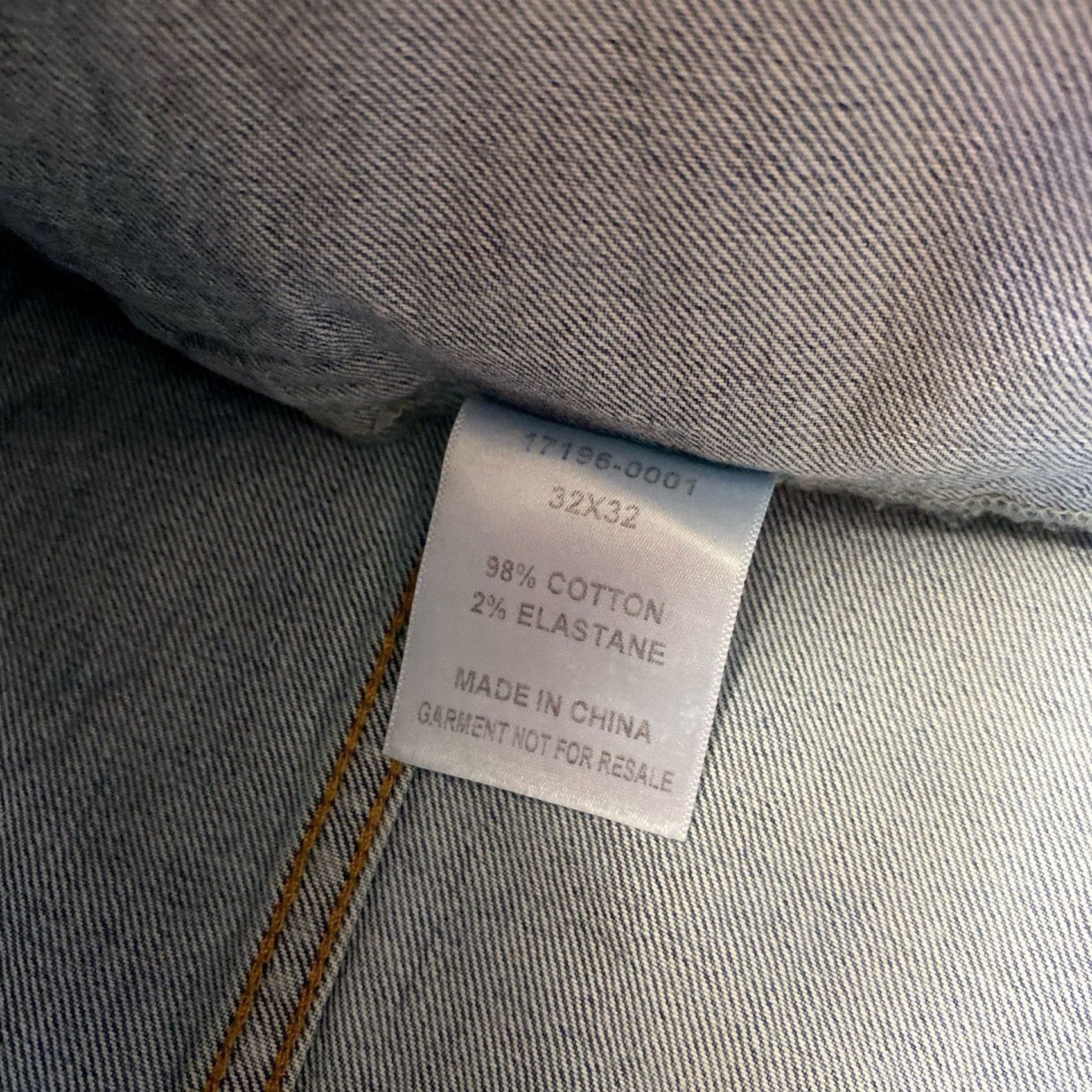 Levi's VINTAGE Levi's Trucker Jacket Denim Stock Jeans Jacket | Levi's | Men | M | Blue | Collared | Cotton | Denim | Sample Tag Size US M / EU 48-50 / 2 - 5 Thumbnail