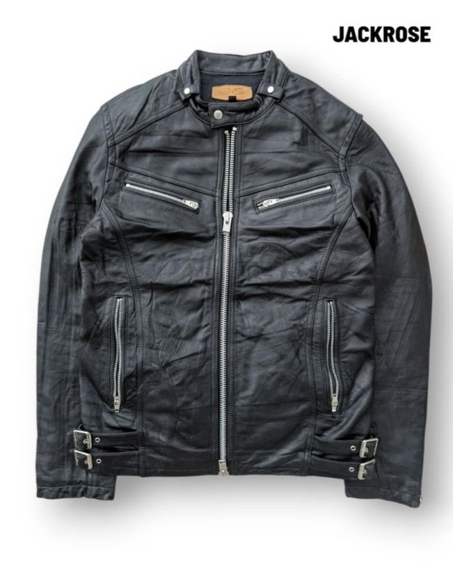 サイズ5❗️ jackrose double zip leather jkt JACKROSE Jackrose riders leather jacket double zipper | Grailed