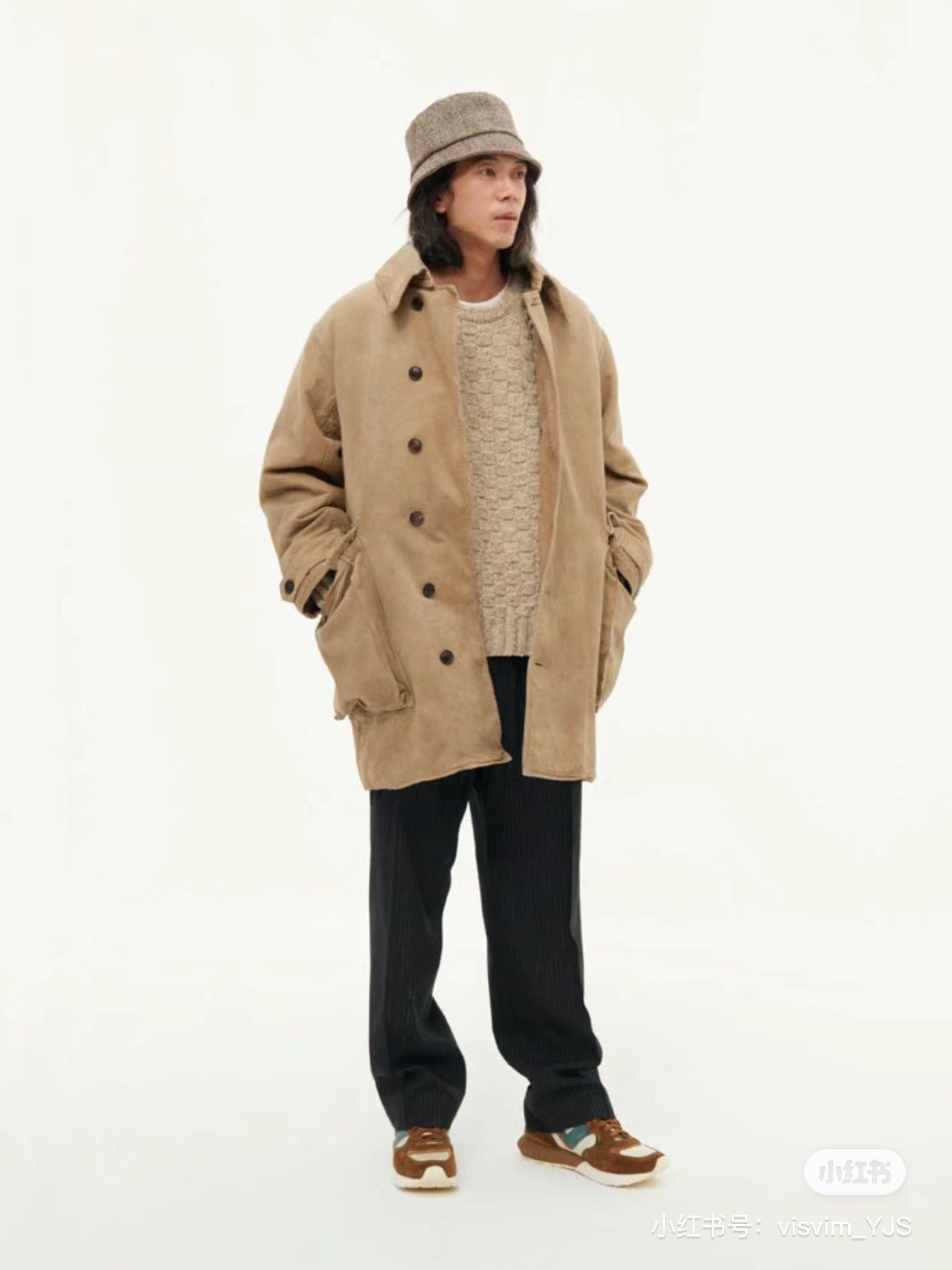 Visvim Visvim 22aw Winfield Shearling Coat size2 Beige | Grailed