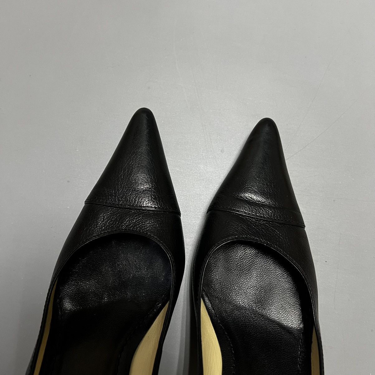 Gucci Gucci Black Pumps Leather Luxury Size US 7.5 / IT 37.5 - 8 Thumbnail