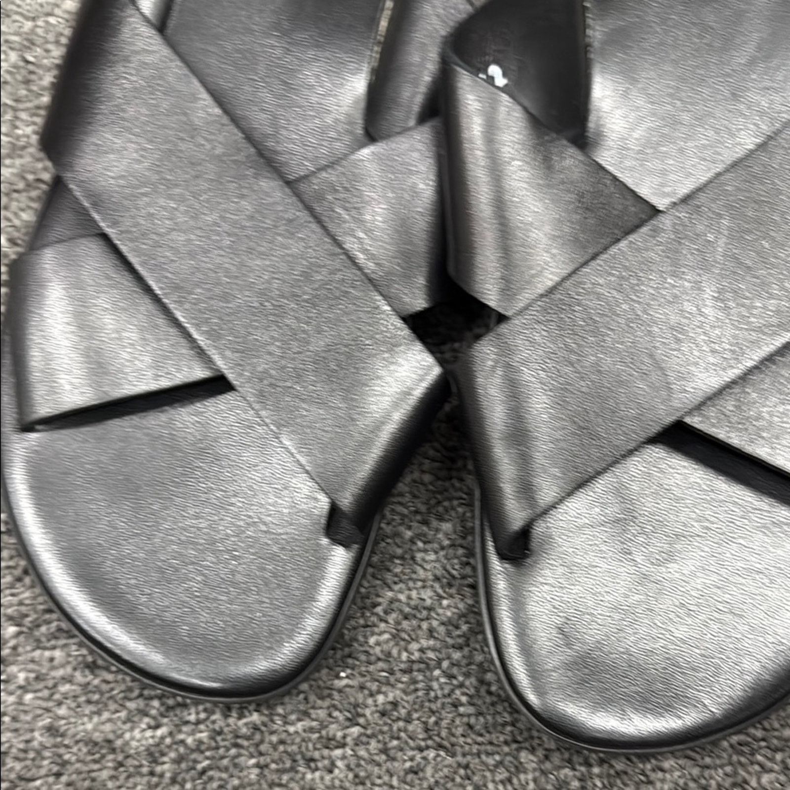 Other NWT Fratelli vanni for rijoux leather black sandals 9 EU 42 Size US 9 / IT 39 - 2 Thumbnail