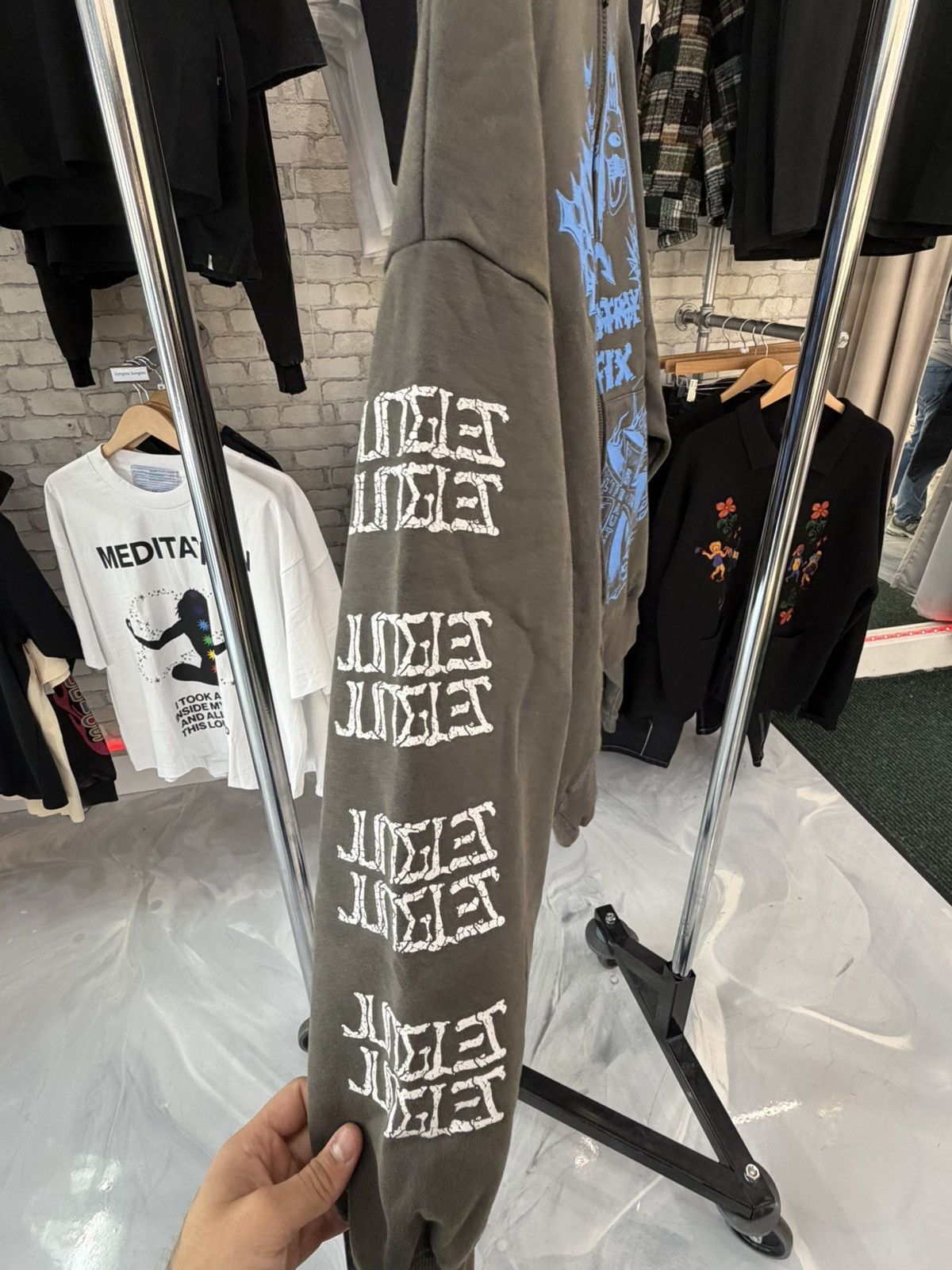 Other Jungles Jungles “ Hope You’re Well” Zip Up Hoodie Size US XL / EU 56 / 4 - 2 Thumbnail