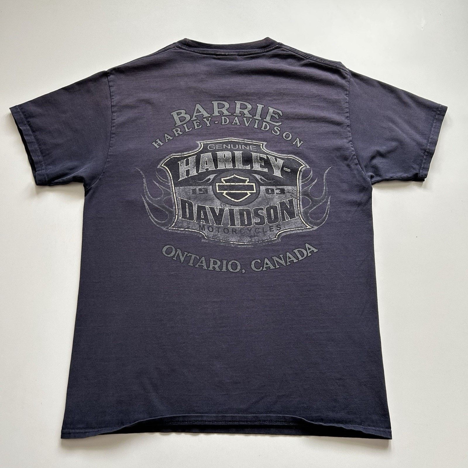 Harley Davidson Vintage Harley Davidson Pocket Shirt Medium Faded Distressed Size US M / EU 48-50 / 2 - 1 Thumbnail