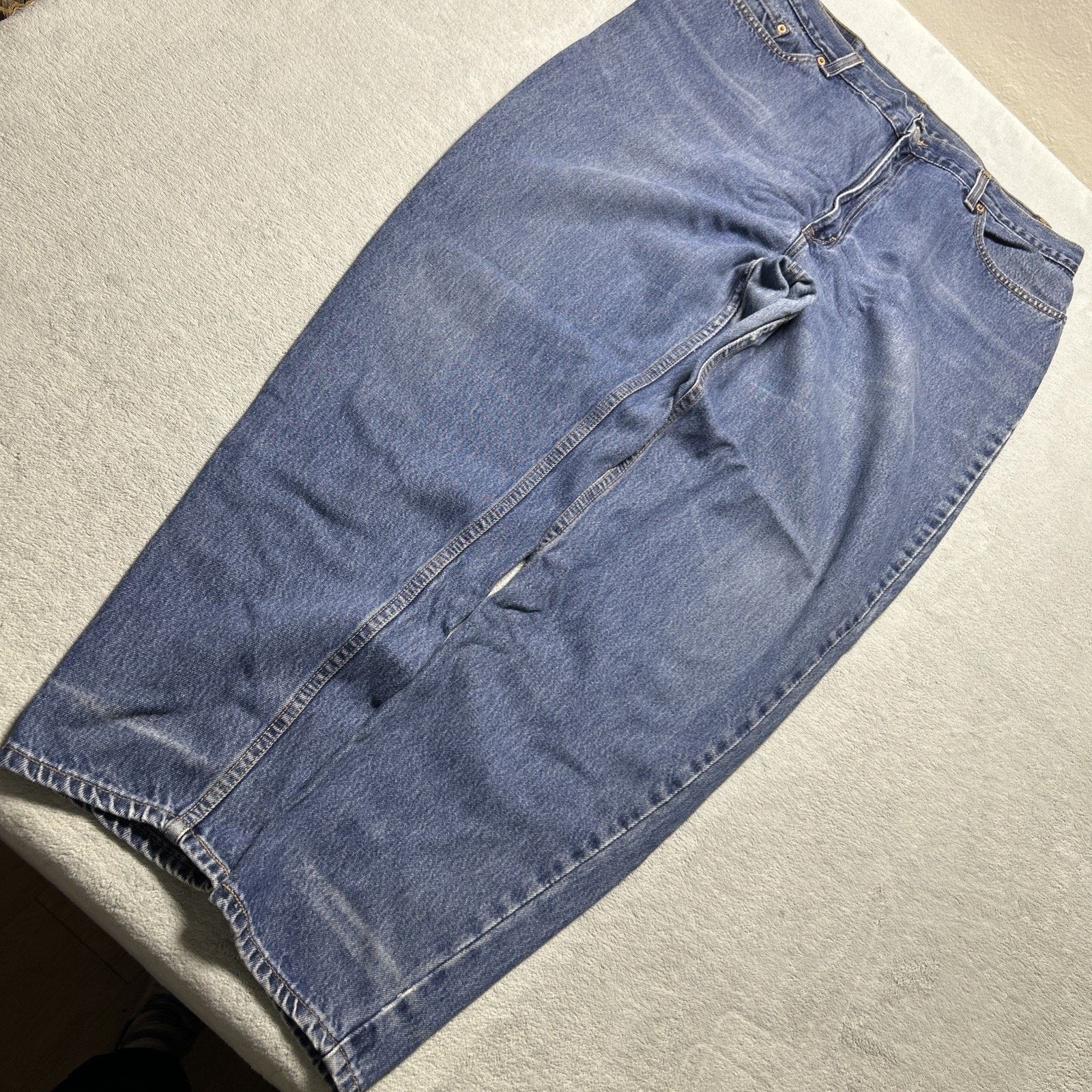 Levi's Made In USA Levis 550 Baggy Tapered Jeans Womens 20W 38x30 Size 42" / US 20 - 16 Thumbnail