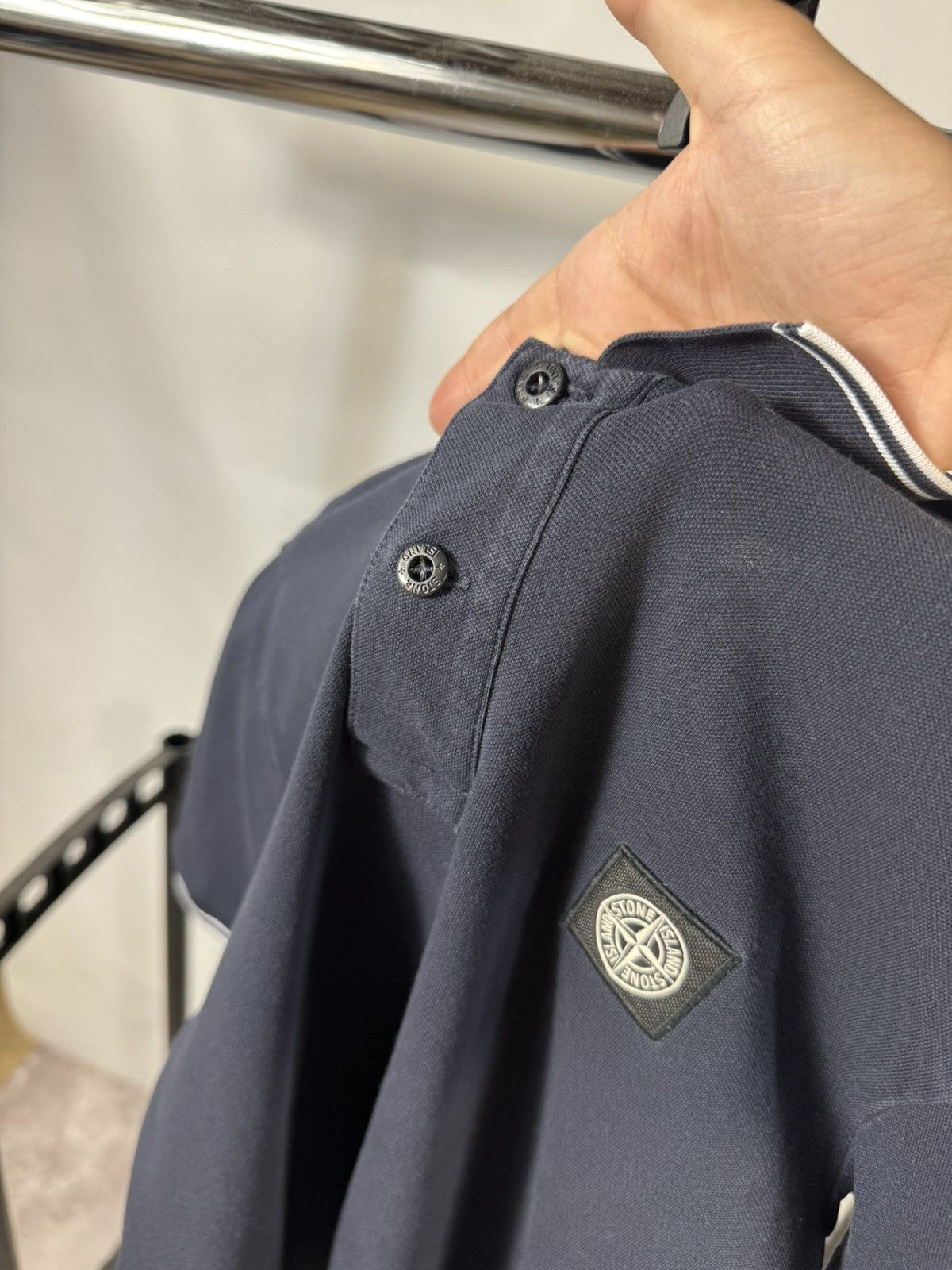 Massimo Osti Stone Island Patch Program Polo T-Shirt Size US M / EU 48-50 / 2 - 5 Thumbnail