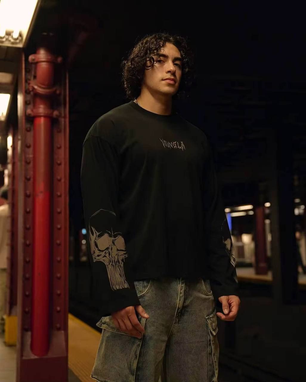 Japanese Brand × Vintage Long sleeve cotton t-shirt with round neckline Size US XL / EU 56 / 4 - 3 Thumbnail