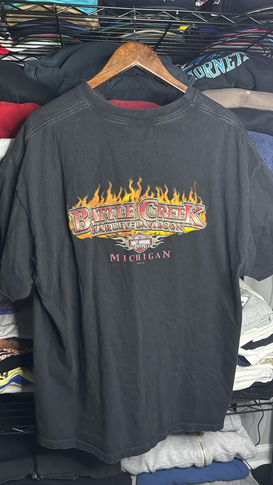 Harley Davidson Vintage Battle Creek, Michigan Harley Davidson T-shirt Size US XXL / EU 58 / 5 - 3 Thumbnail