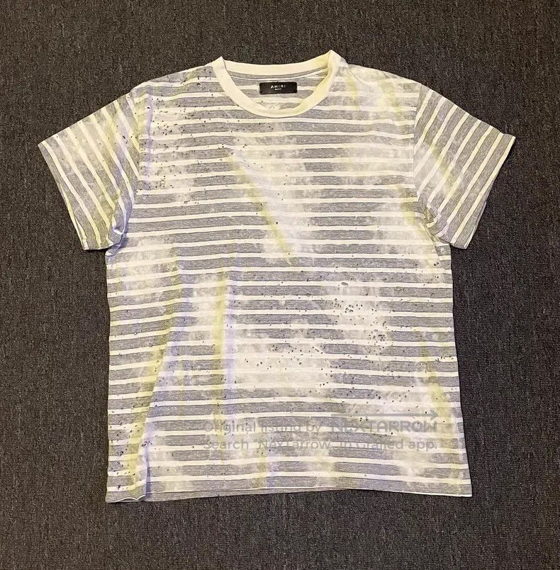 Amiri Amiri Size M Hole t-shirt Size US M / EU 48-50 / 2 - 1 Thumbnail