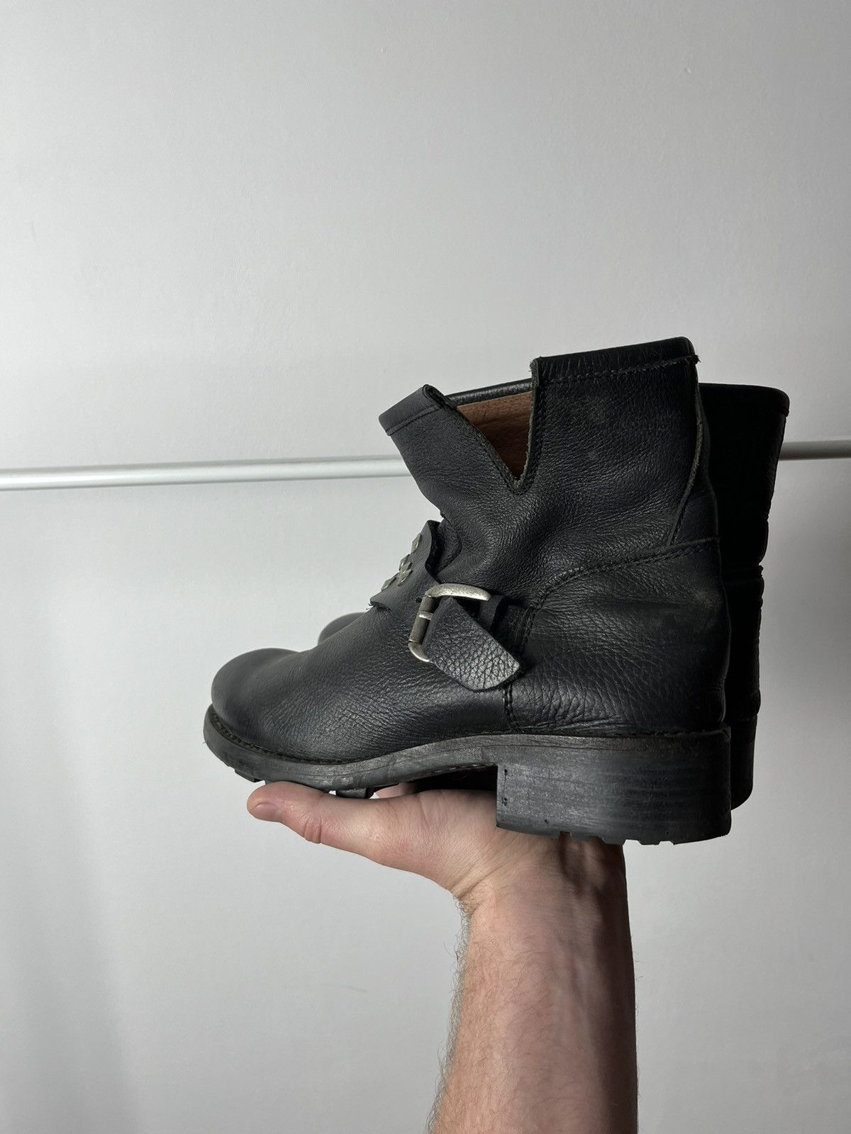 Buffalo London × Vintage Vintage Buffalo Leather Boots Cowboy western Shoes Size US 9 / IT 39 - 5 Thumbnail