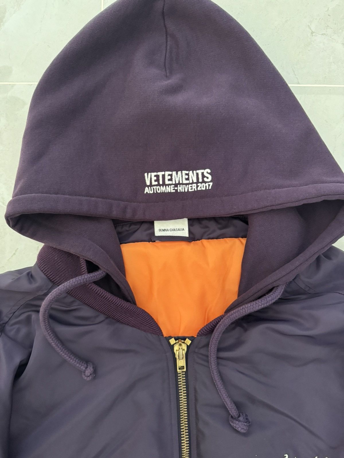 Vetements *RARE* Vetements AW16 Total Fucking Darkness (TFD) Bomber Size US L / EU 52-54 / 3 - 5 Thumbnail