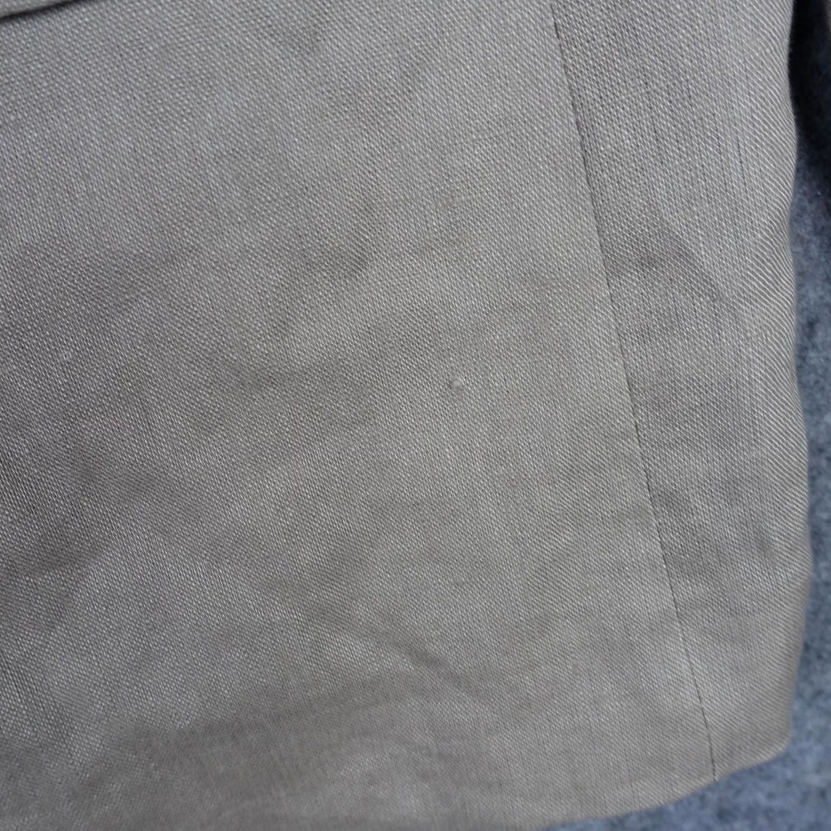 Zara VINTAGE? No — Zara Blazer Womens XL Beige Career Linen Lined Open Front Tailored Jacket Office Size XL / US 12-14 / IT 48-50 - 5 Thumbnail
