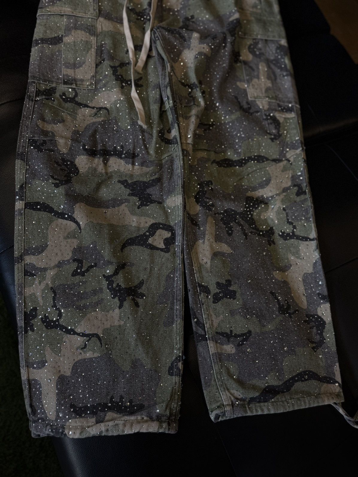 Vale Valley Jogger Green Pants Stone Crystal Size 32 (NEW) Size US 32 / EU 48 - 2 Thumbnail