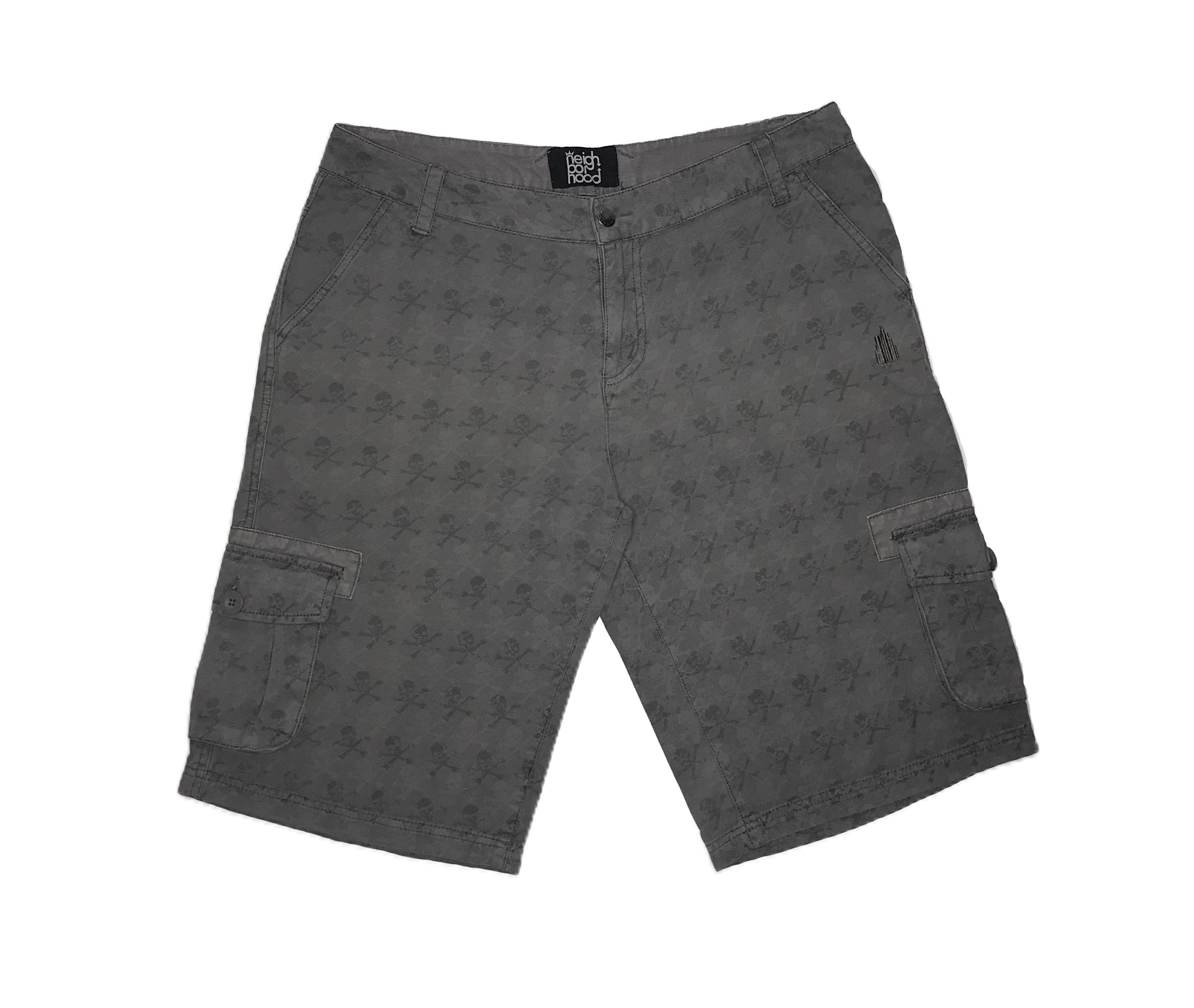 Neighborhood Neighborhood Cargo Shorts Skull Mens Size 33 Size US 33 - 1 Thumbnail