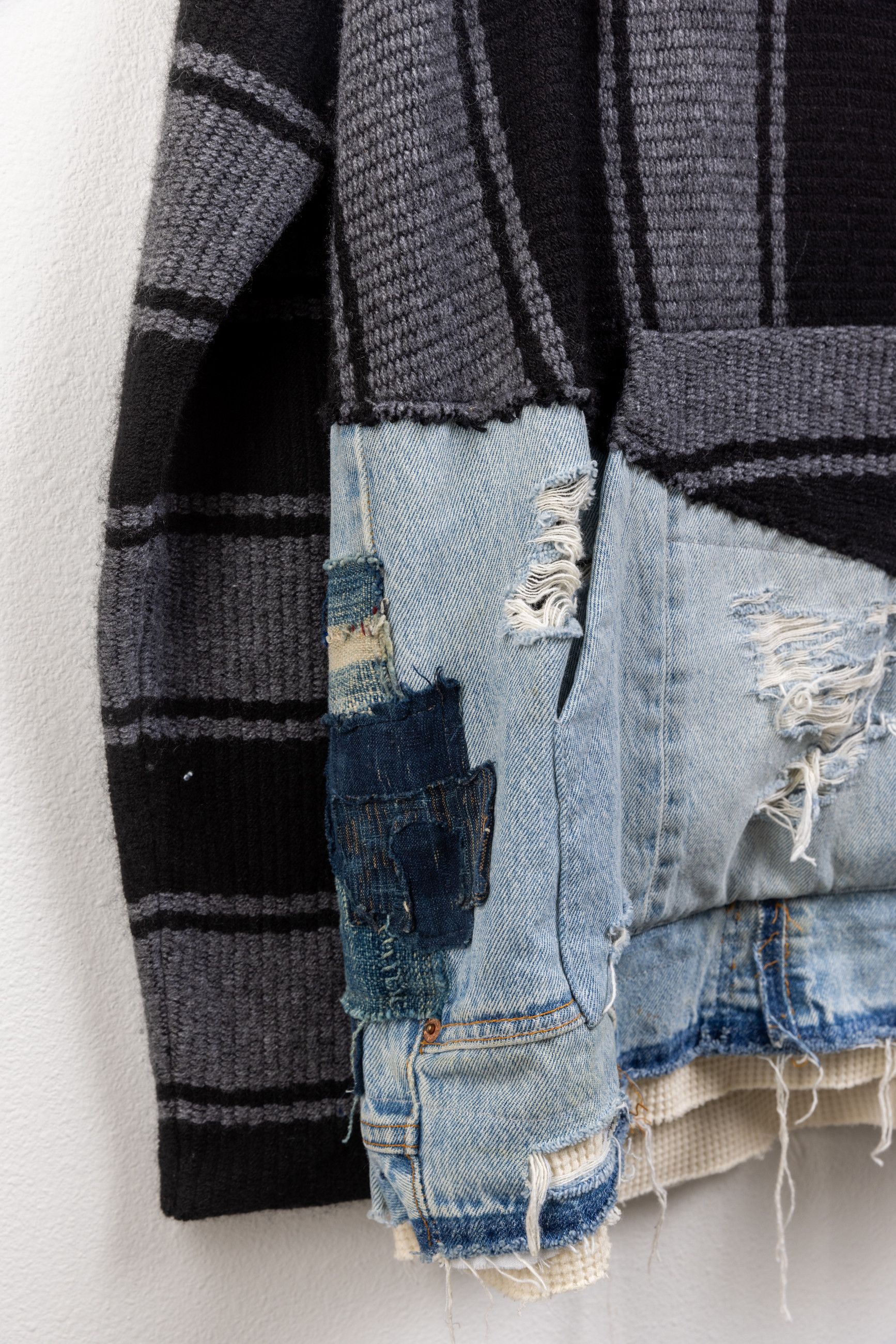 Alanui × Greg Lauren Greg Lauen x Alanui denim cashmere 50/50 hoodie Size US L / EU 52-54 / 3 - 6 Thumbnail