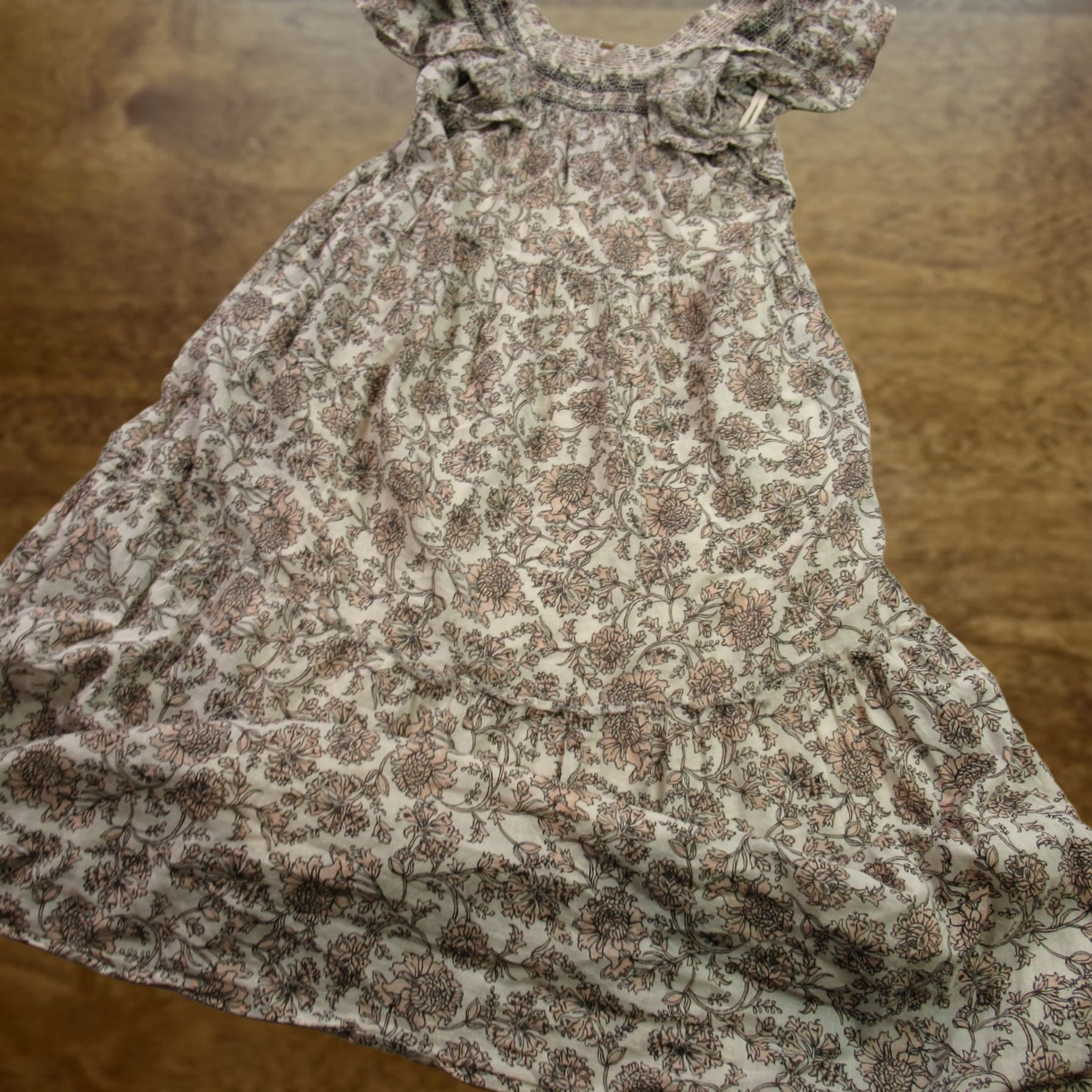 J. Jill J Jill Dress Womens S Short Sleeve Lightweight Floral Crew Neck Pullover Dress Size S / US 4 / IT 40 - 1 Thumbnail