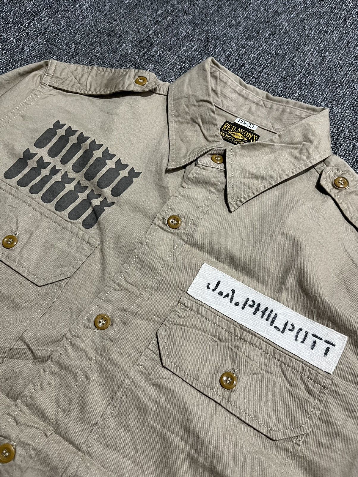 The Real McCoy's real mccoy's millitary style shirt button Size US L / EU 52-54 / 3 - 4 Thumbnail
