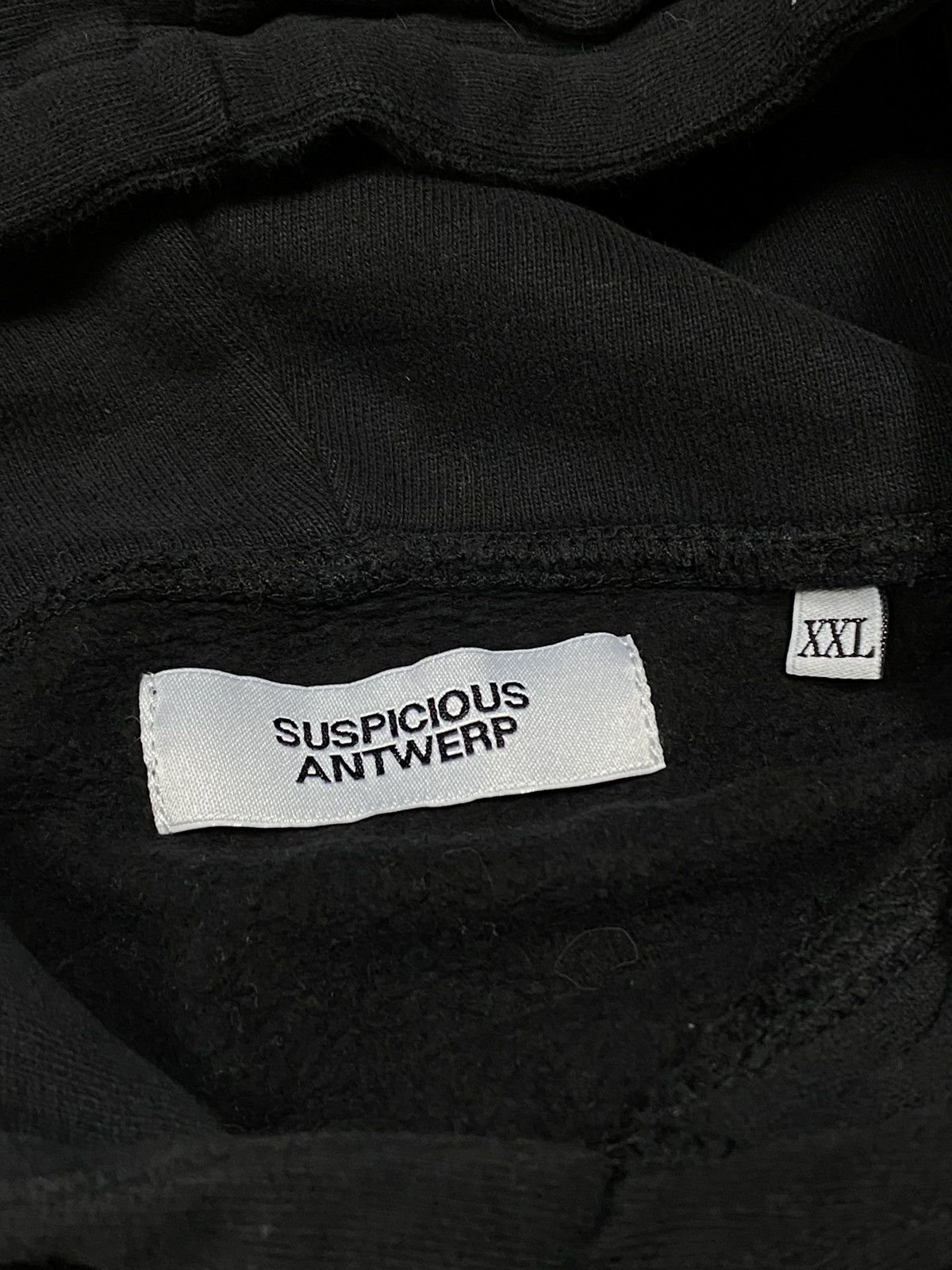 Suspicious Antwerp Suspicious Antwerp hoodie vintage heart big back print Size US XXL / EU 58 / 5 - 6 Thumbnail