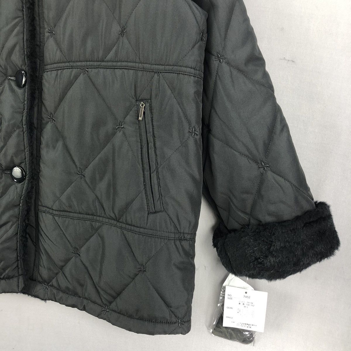 Japanese Brand Japanese Brand HoLee Faux Fur Quilted Puffer Jacket Size US L / EU 52-54 / 3 - 3 Thumbnail