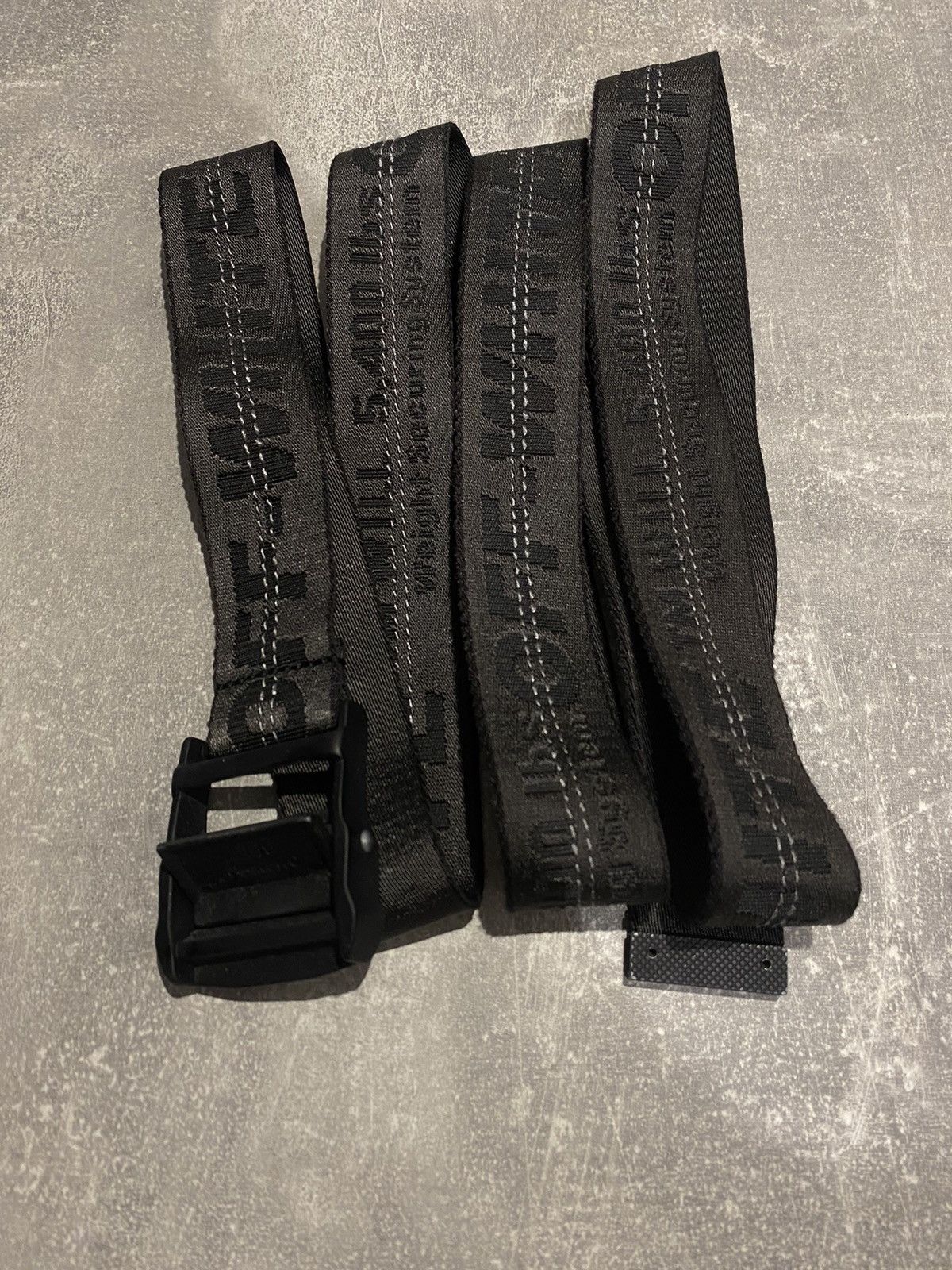 image of Off White Off-White Industrial Belt Black, Men's