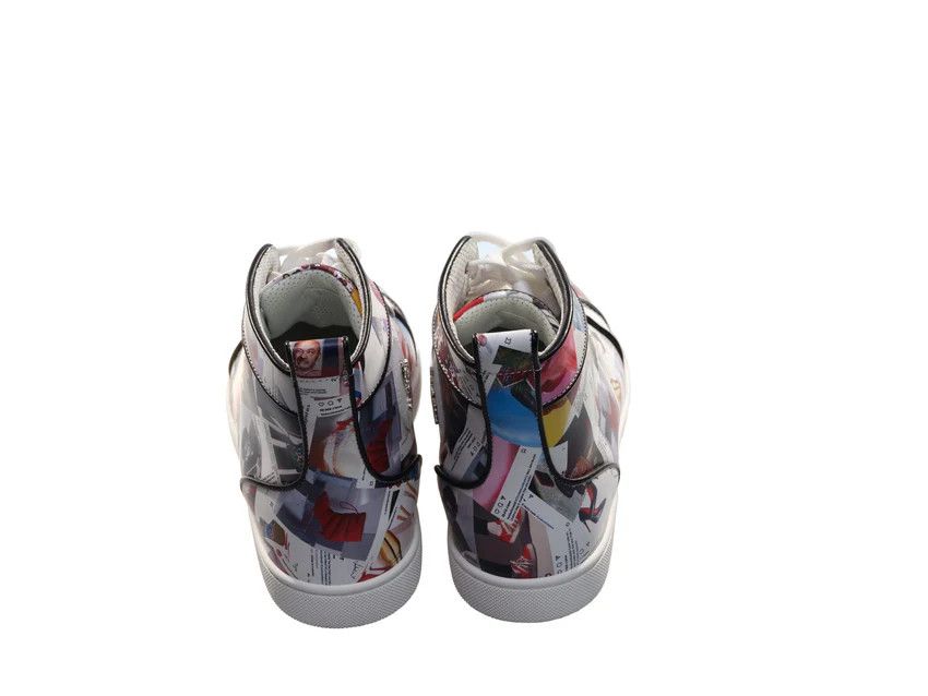 Christian Louboutin o1s1wg110924-Louis Orlato Flat High Sneaker in Multicolor Size US 12 / EU 45 - 4 Thumbnail