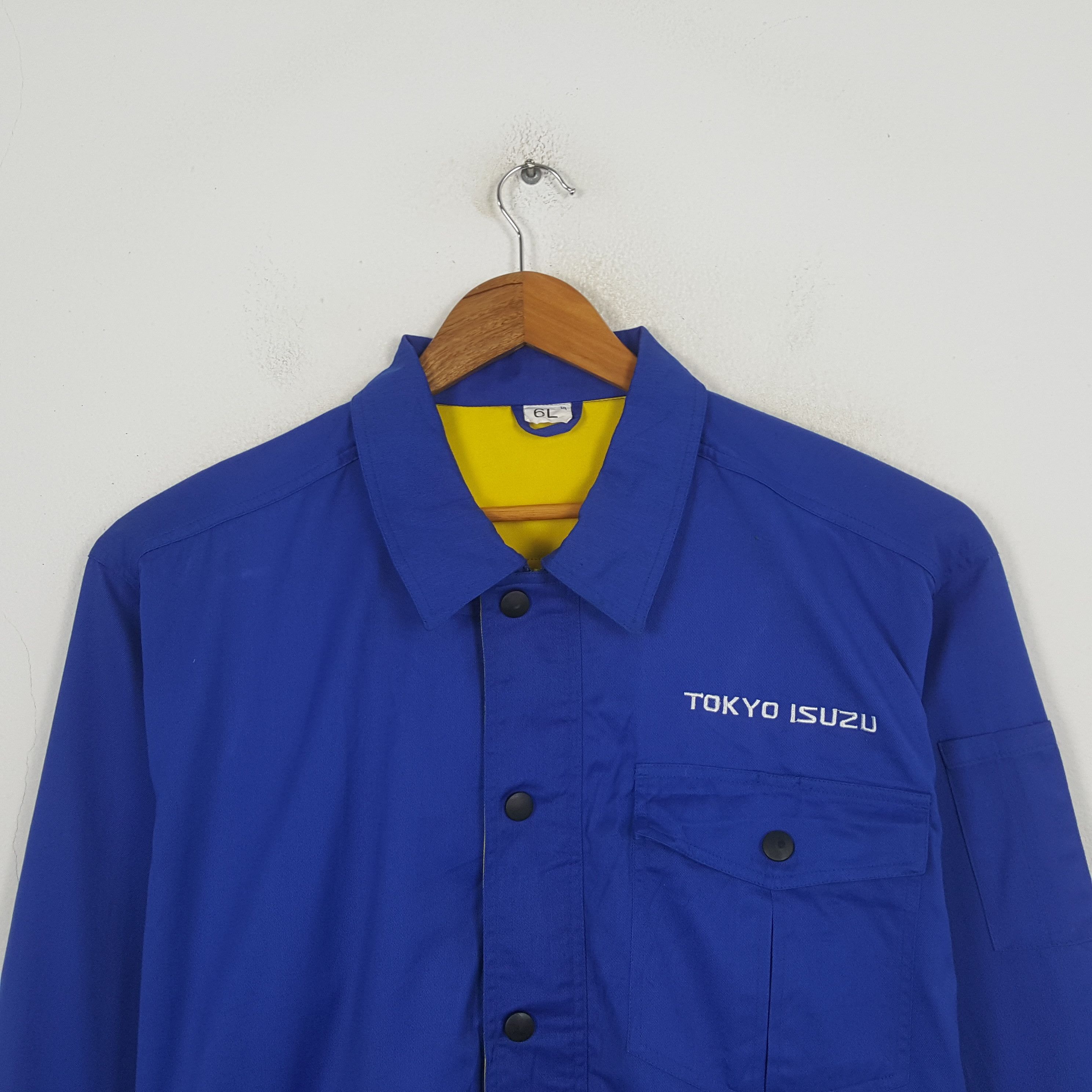 Japanese Brand Vintage Isuzu Japan Vehicles Company Jacket C300N11 Size US L / EU 52-54 / 3 - 4 Thumbnail