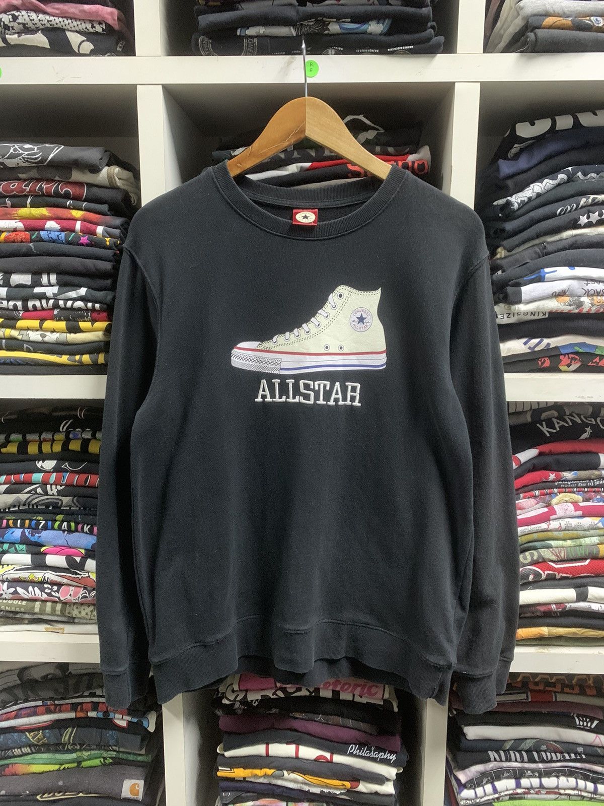 Converse Vintage Converse logo sweater Size US L / EU 52-54 / 3 - 1 Thumbnail