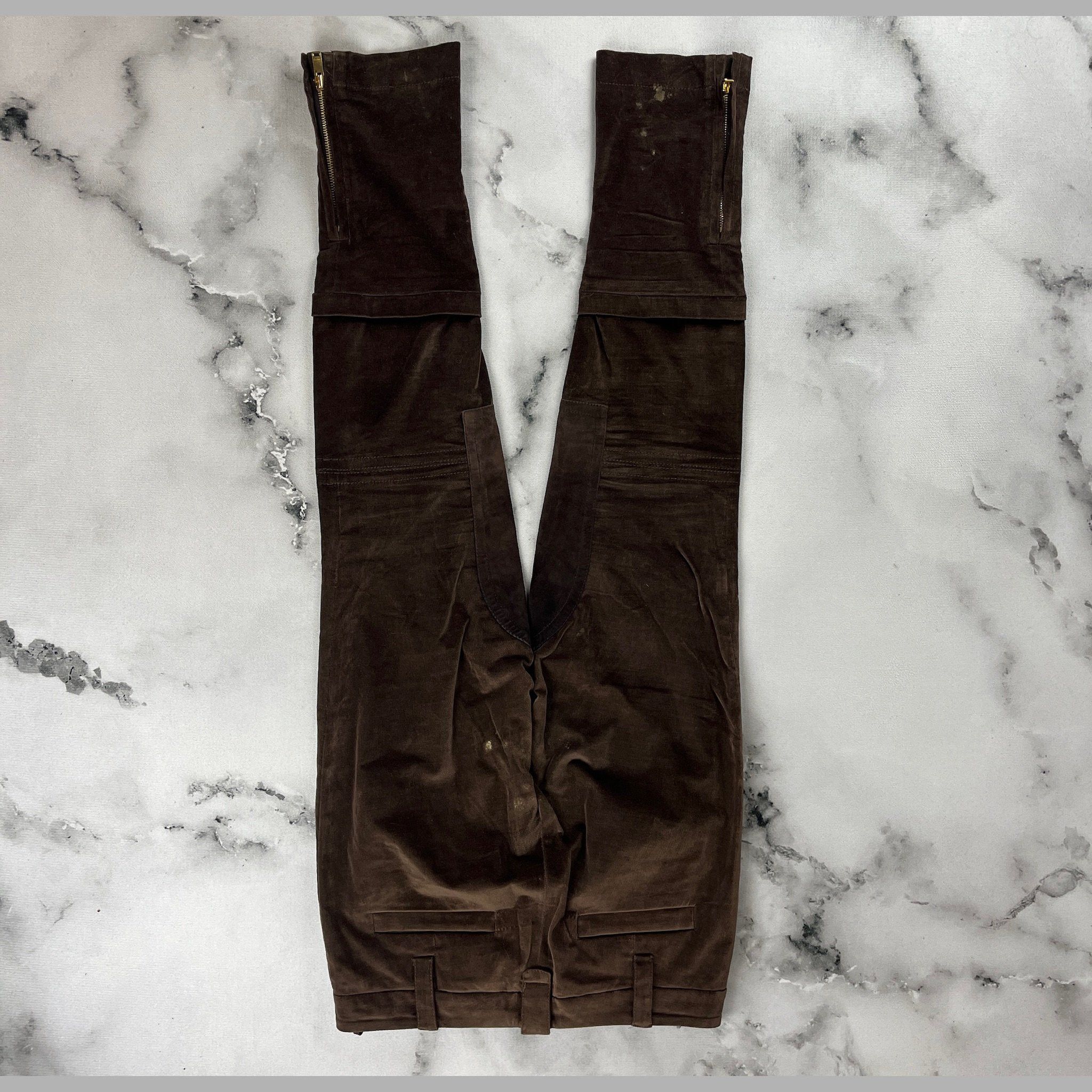 Gucci Pantaloni Gucci Velluto Liscio – 38 IT Size US 26 / EU 42 - 10 Thumbnail