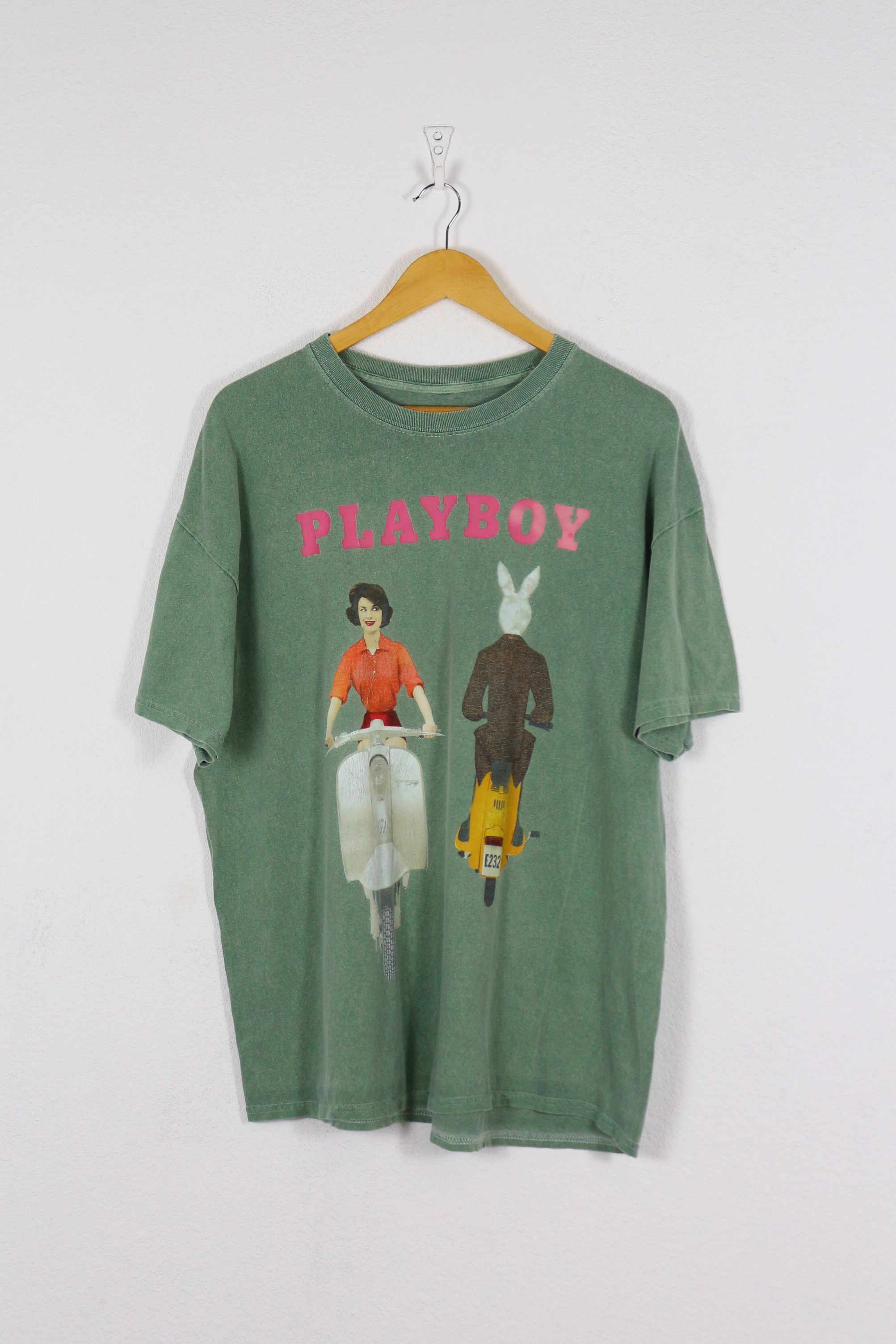 Playboy PlayBoy Warehouse Erotic Washed Tee T-shirt Y2K NZ Size US L / EU 52-54 / 3 - 1 Thumbnail
