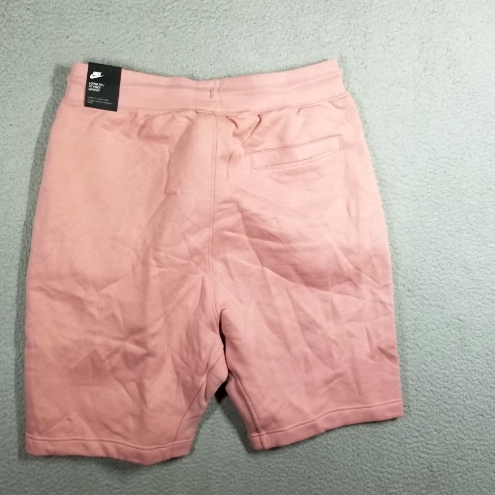Nike Nike Shorts Mens M Pink Fleece Knee Length New Size US 31 - 2 Thumbnail