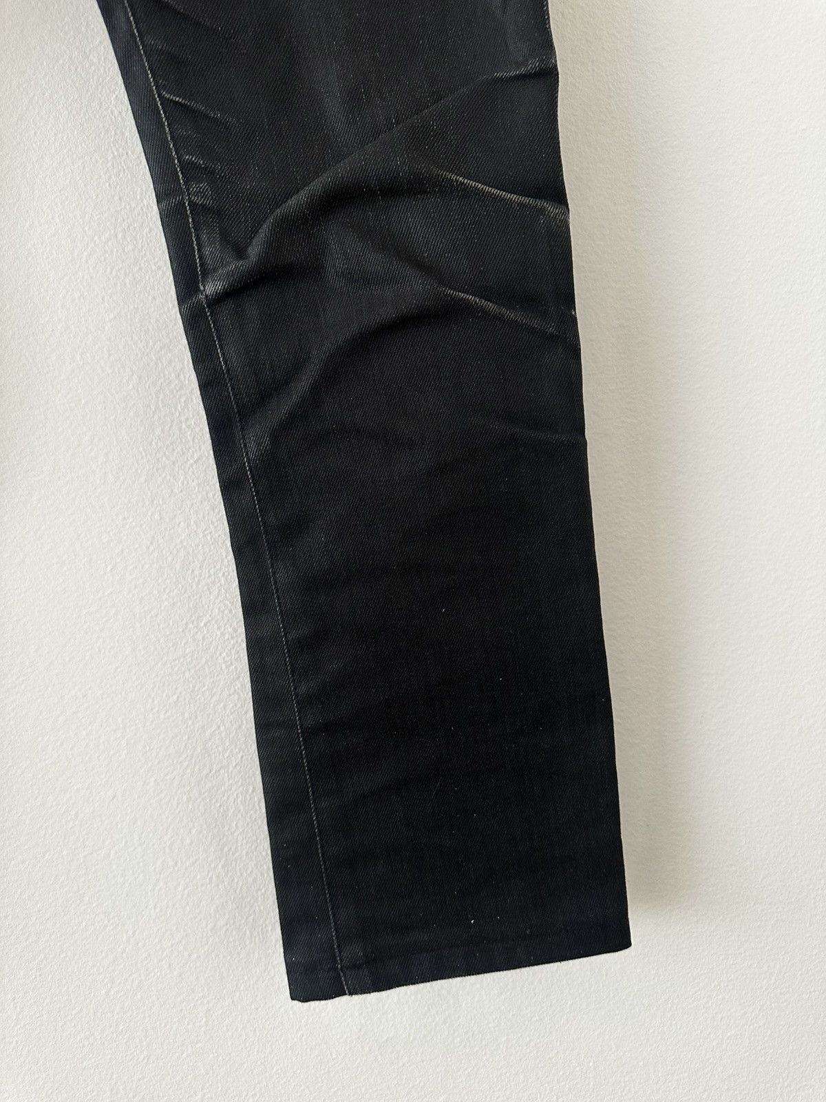 Saint Laurent Paris D01 Black Raw Slim Jeans FW14 Size US 27 - 4 Thumbnail