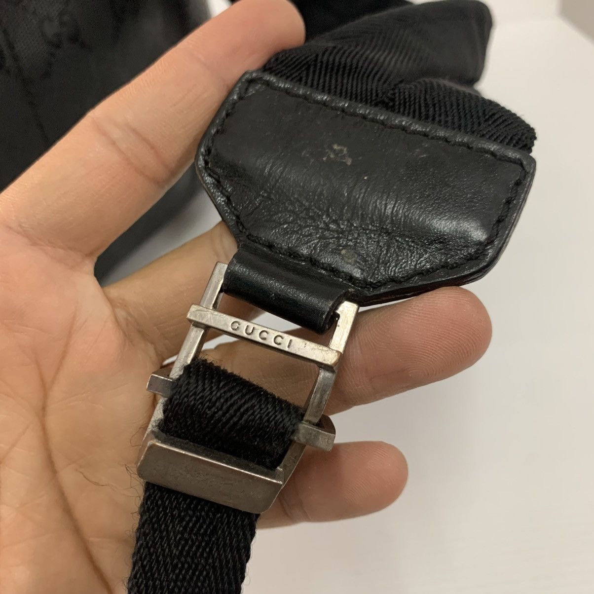 Gucci Gucci Black Monogram Backpack Size ONE SIZE - 7 Thumbnail