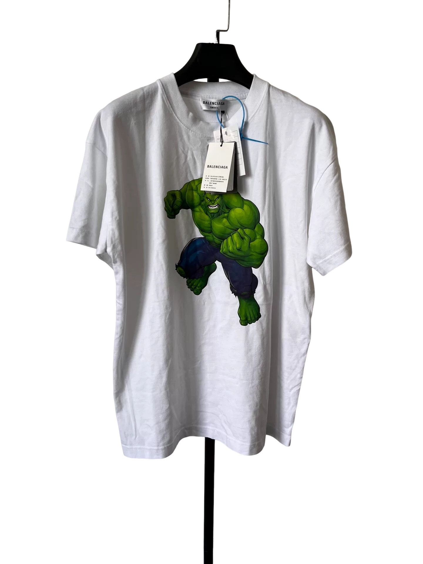 Balenciaga Balenciaga Hulk Graphic Print T-Shirt XS Size US XS / EU 42 / 0 - 1 Thumbnail