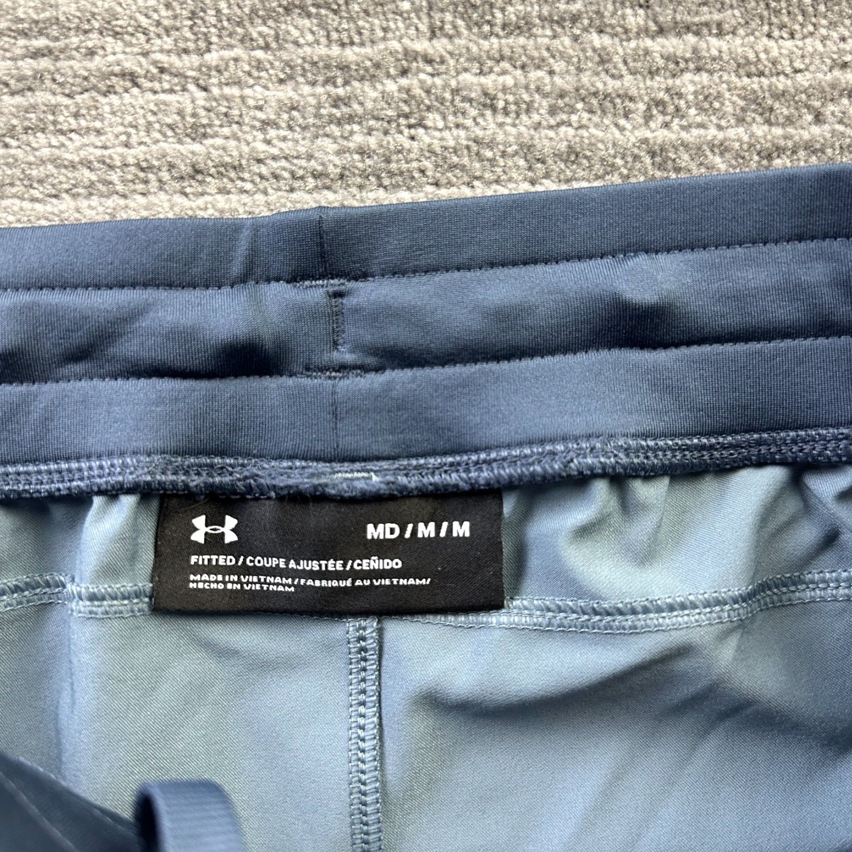 Under Armour Under Armour Pants Mens Medium Blue Unstoppable Sweatpants Joggers Fashion Activewear Regular Fit Pockets Elastic Waist Size US 31 - 6 Thumbnail