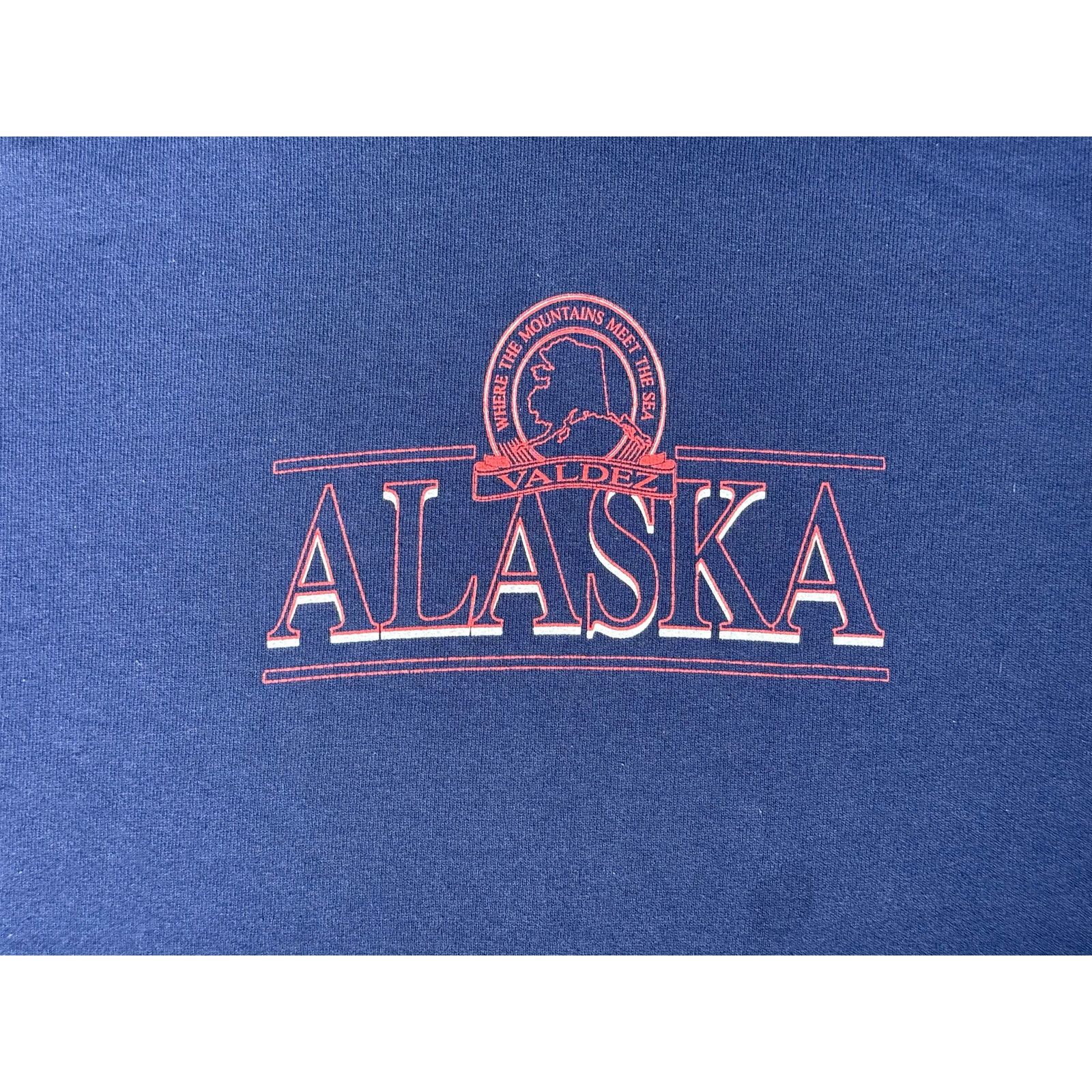 Vintage Vintage 90s Valdez Alaska Pullover Hoodie Sweatshirt 2XL Size US XXL / EU 58 / 5 - 4 Thumbnail