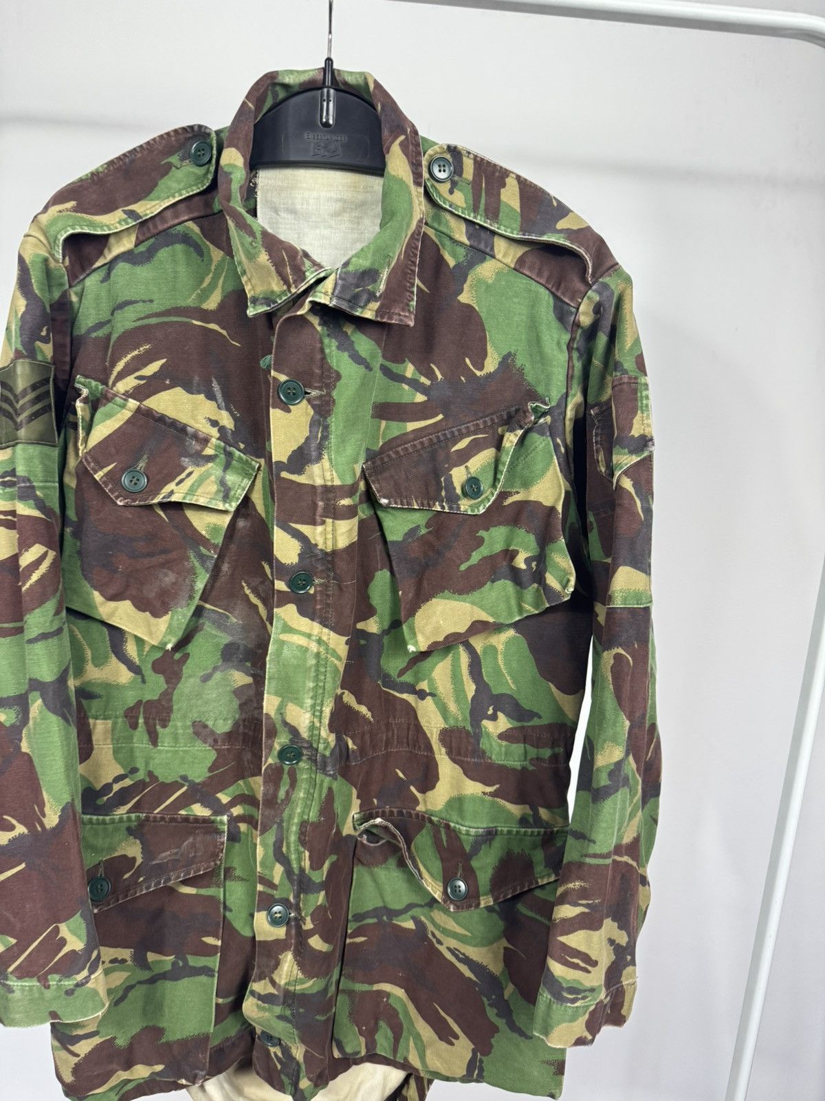 Other Vintage British Army DPM Camo Combat Smock Military Jacket Size US L / EU 52-54 / 3 - 3 Thumbnail