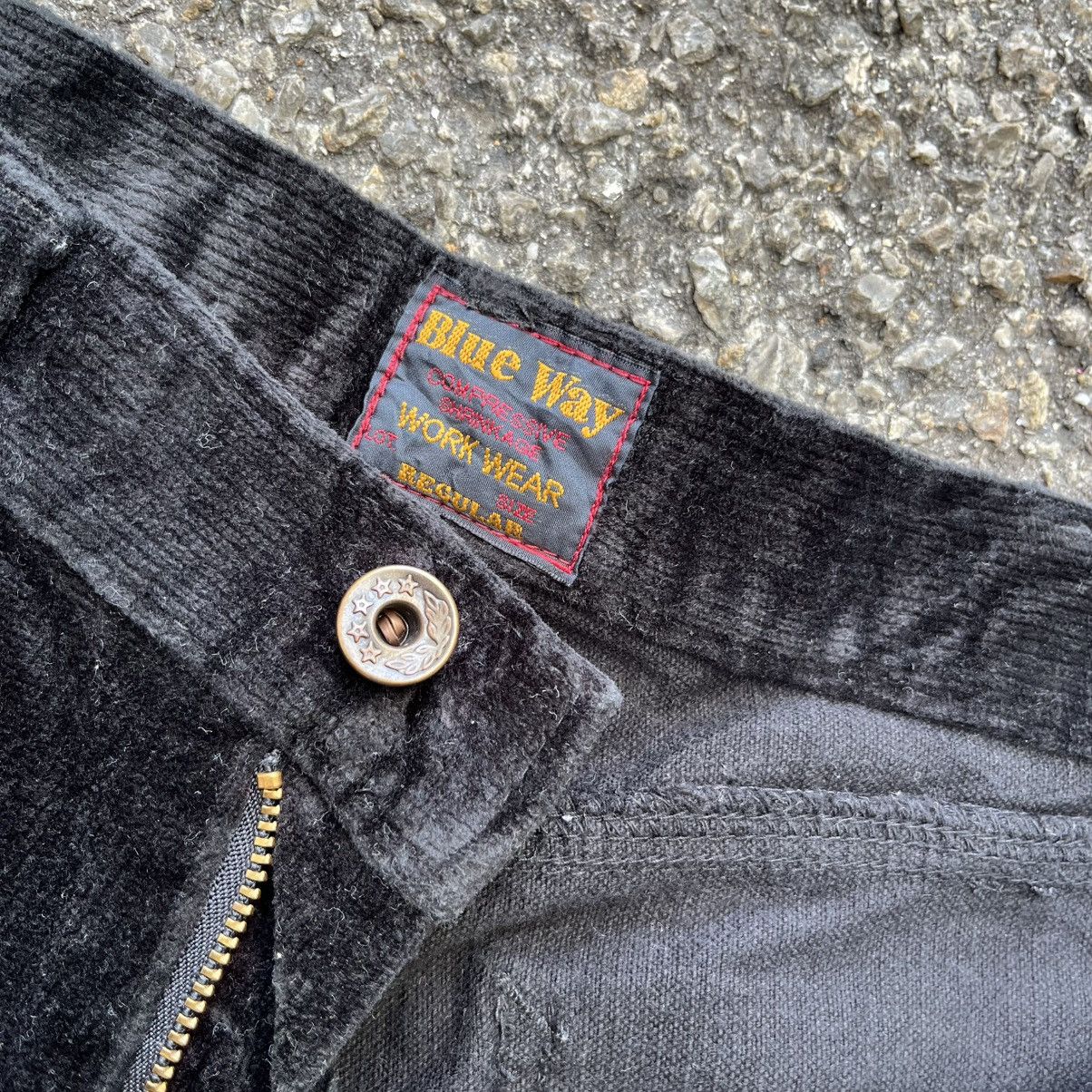 Hysteric Glamour Vintage Japanese Blueway Workwear Corduroy Carpenter Pant Size US 32 / EU 48 - 6 Thumbnail