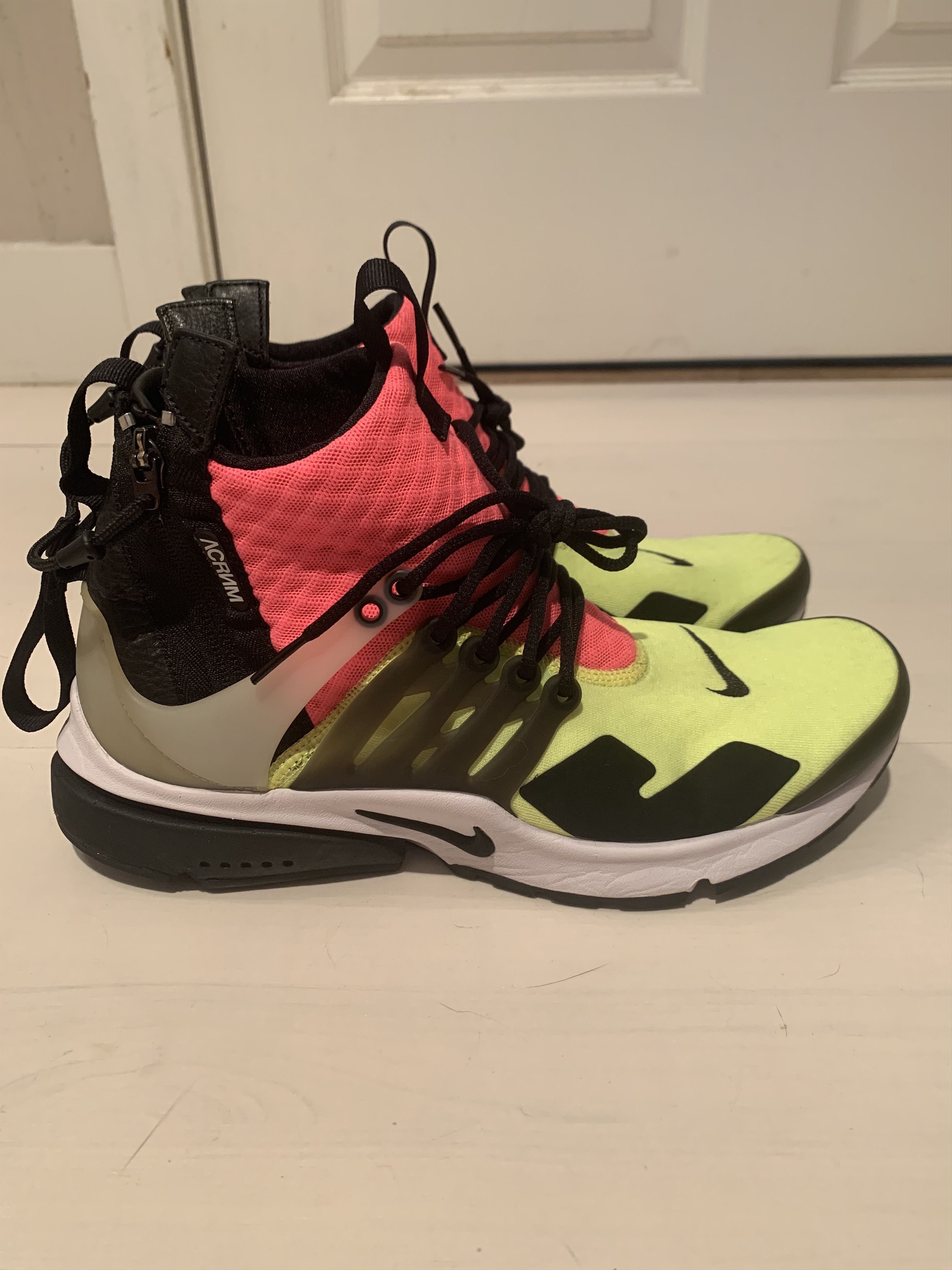 Acronym × Nike Acronym Nike Air Presto Mid Volt XS Size US 8.5 / EU 41-42 - 4 Thumbnail