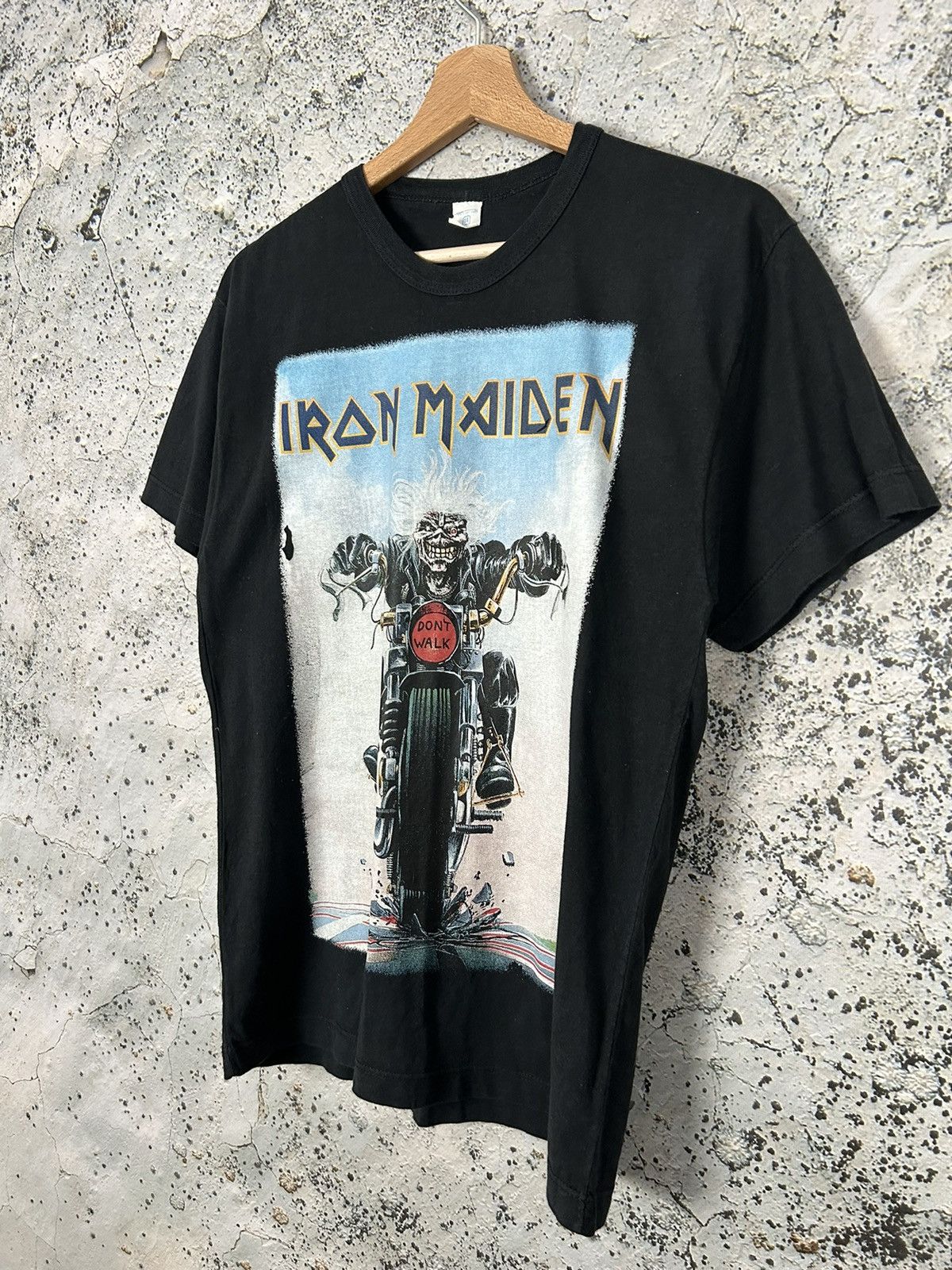 Band Tees Iron Maiden Rock Band Tee Metal Vintage Motorcycles 90s Size US S / EU 44-46 / 1 - 2 Thumbnail
