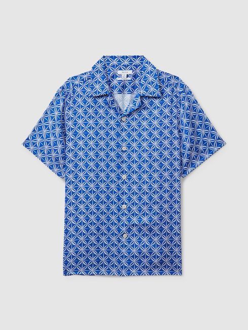 Reiss REISS (NWT was $160) CUBAN COLLAR SHIRT (Sz. S) Size US S / EU 44-46 / 1 - 1 Thumbnail
