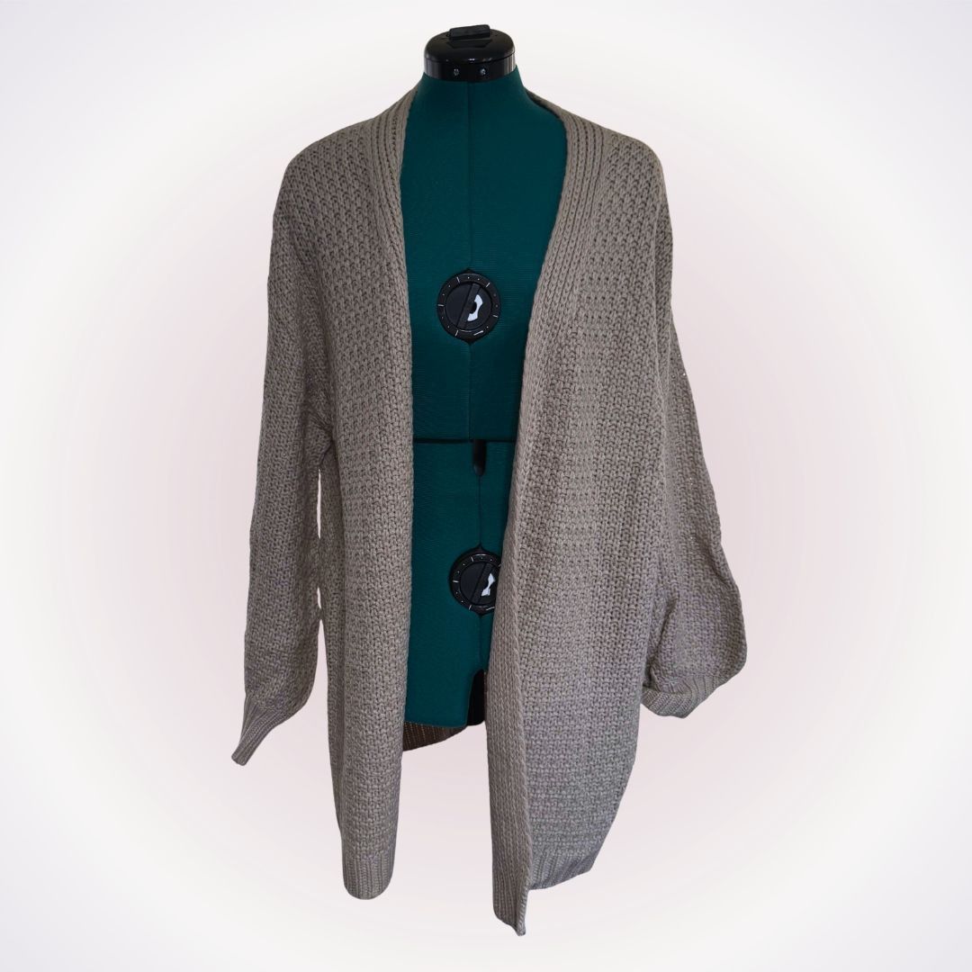 Other Chunky Knit Open-Front Cardigan | Sz M Size M / US 6-8 / IT 42-44 - 1 Thumbnail