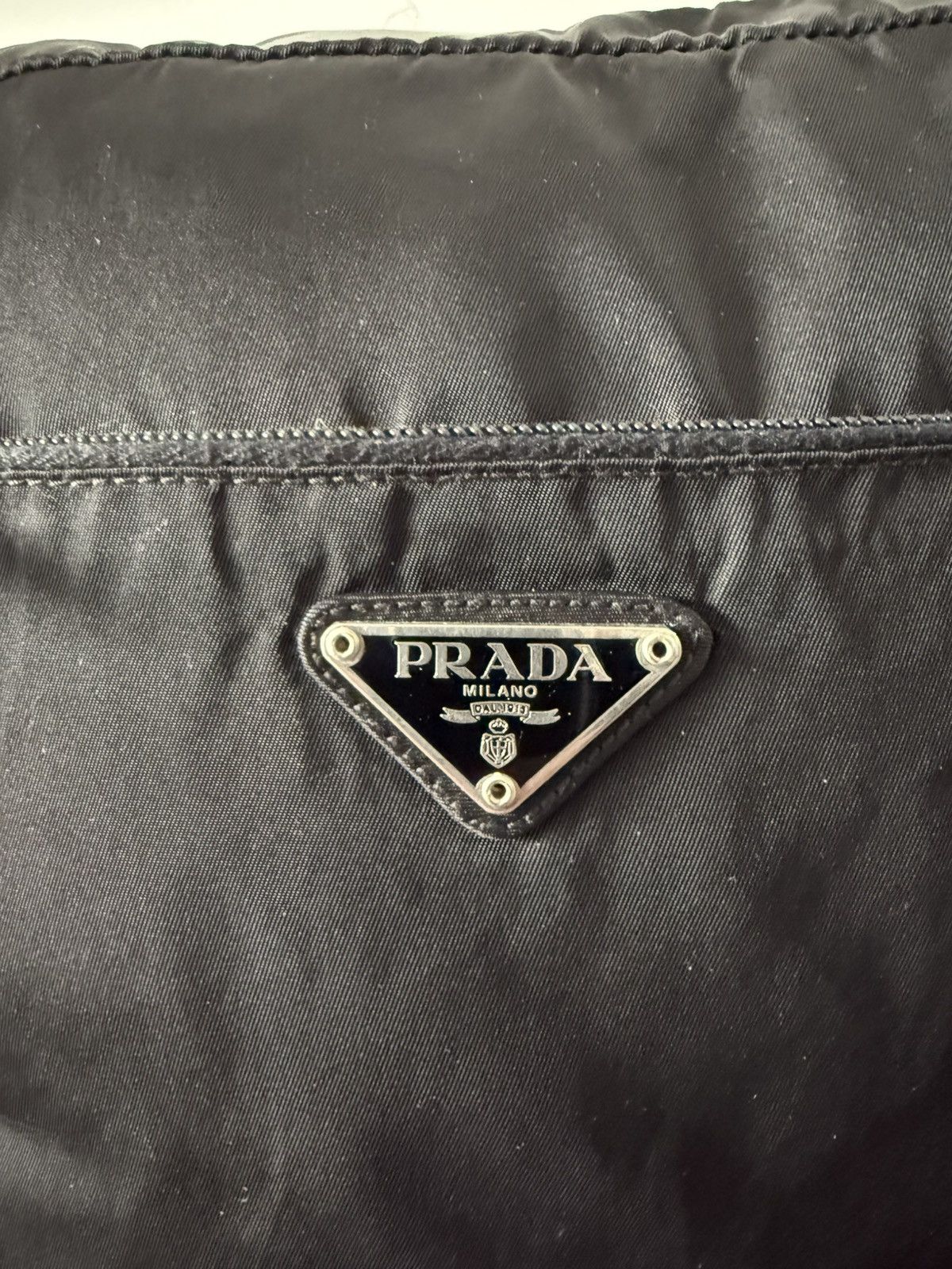Prada Vintage Prada Black Medium Crossbody Sling Bag Size ONE SIZE - 9 Thumbnail