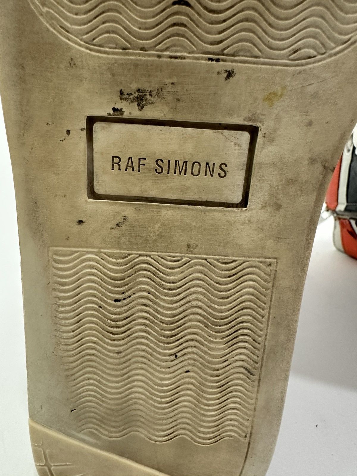 Raf Simons RAF SIMONS Ecru Extra High-Top Leather Sneakers Size 41 EU Size US 8 / EU 41 - 15 Thumbnail