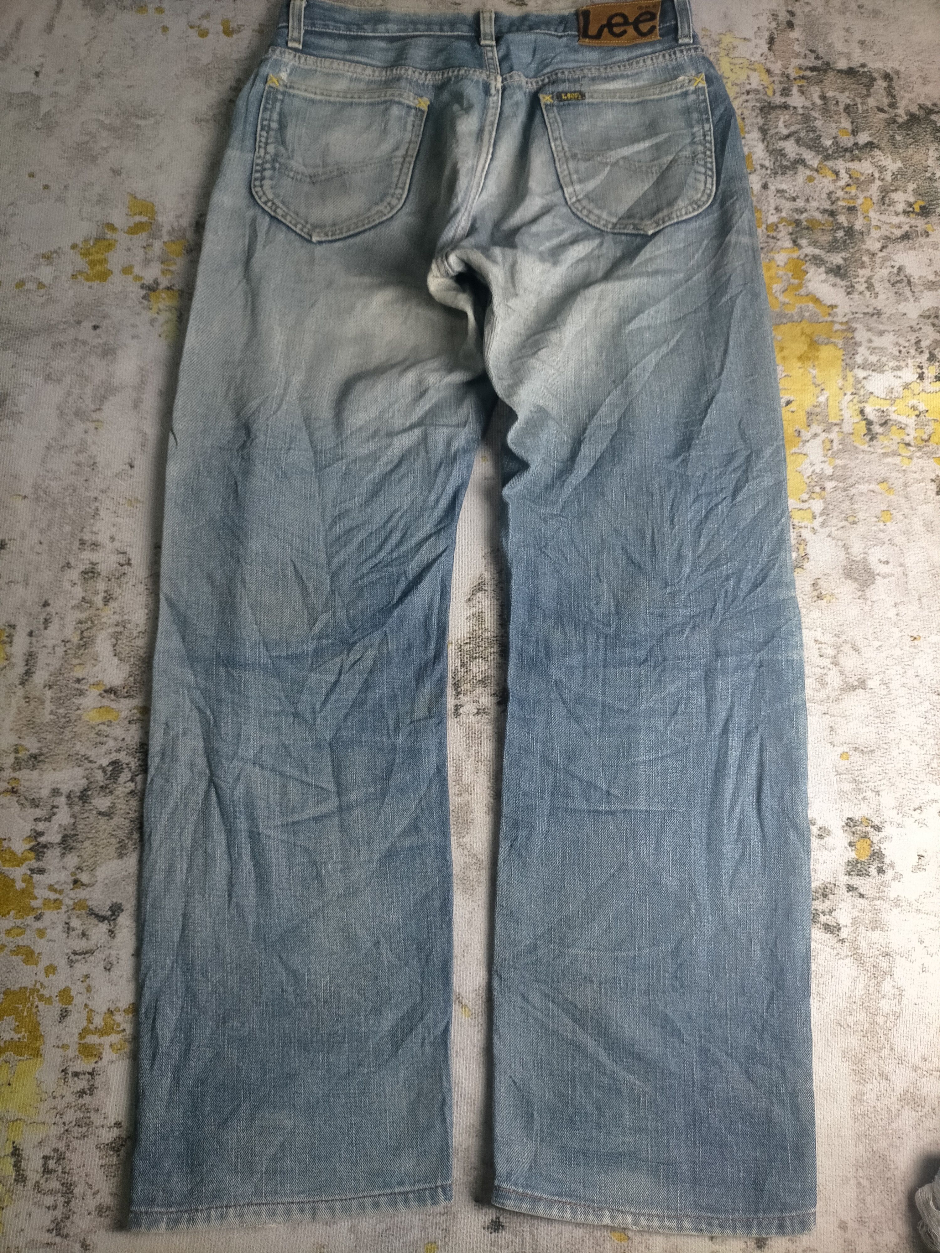 Lee 🔥 Vintage 90s Lee Selvedge Distressed Washed Jeans Size US 30 / EU 46 - 5 Thumbnail