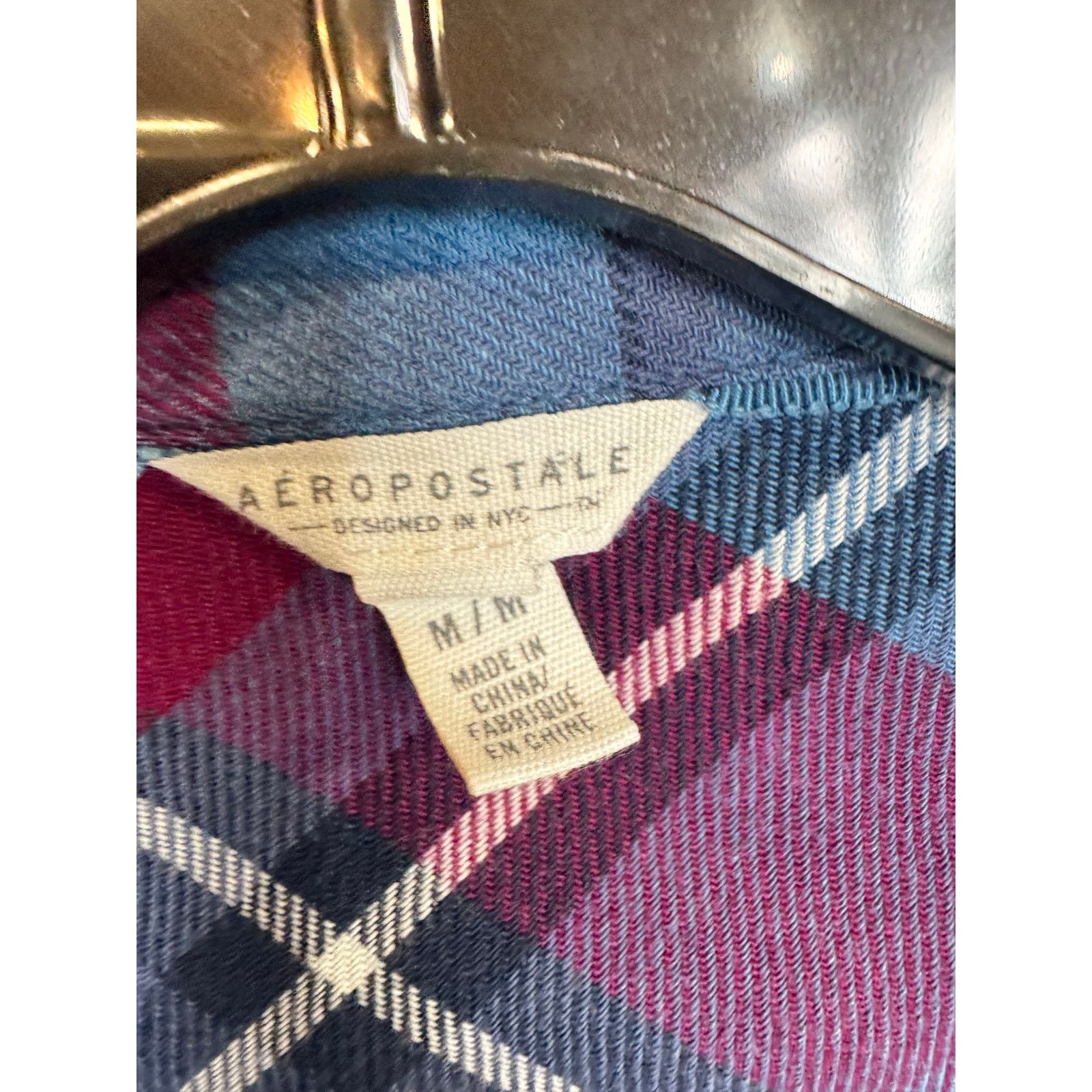 Aeropostale Aeropostale Button Up Shirt Women's Size Medium Size M / US 6-8 / IT 42-44 - 3 Thumbnail